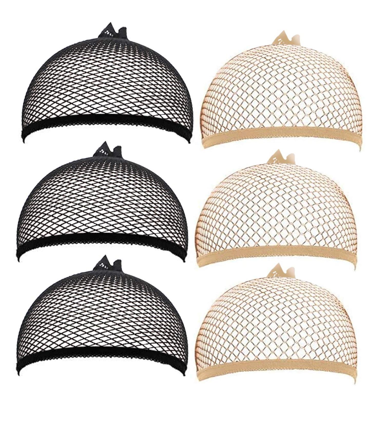 Jinlaili Wig Cap - Breathable Mesh Network for Unisex | Open End Elastic Wig Caps in 3 Skin Tones & Black | Perfect for Everyday & Carnival - Buy Online on GoSupps.com
