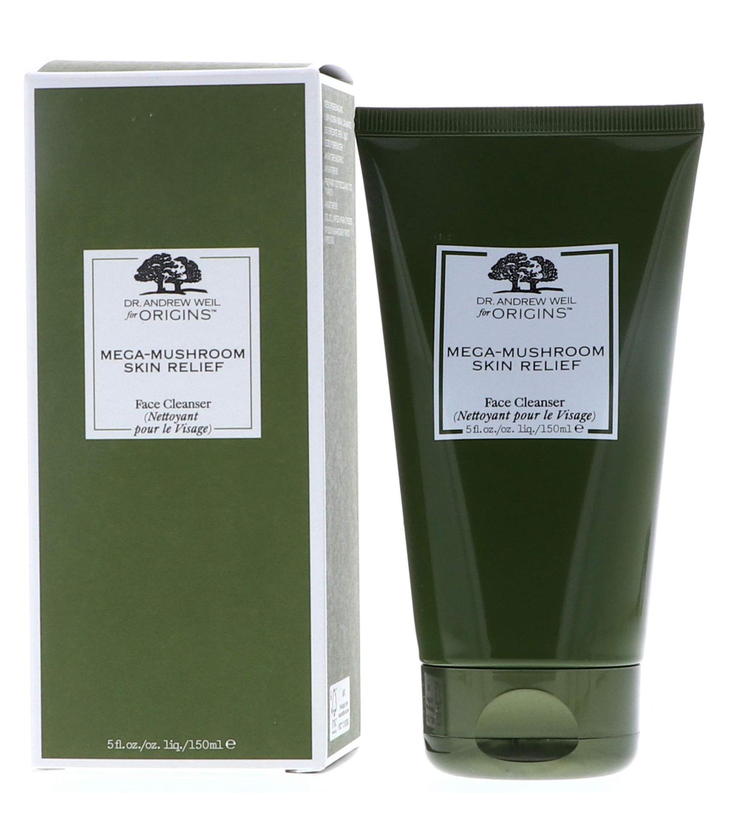 Origins Mega-Mushroom Skin Relief Face Cleanser 5 oz - Soothing & Hydrating Gel Cleanser for All Skin Types | International Shipping Available - Buy Online on GoSupps.com