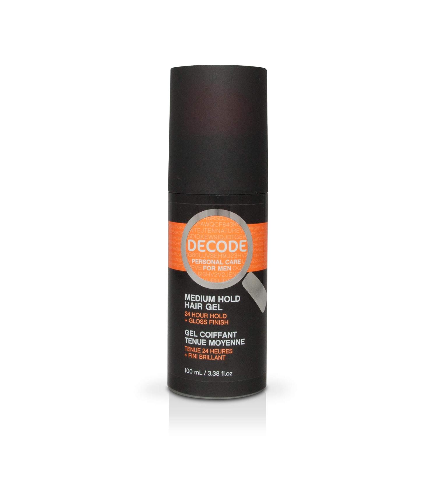 DECODE Medium Hold Hair Gel 3.38 oz - Strong Hold & Shine for All Hair Types | International Shipping Available - Buy Online on GoSupps.com