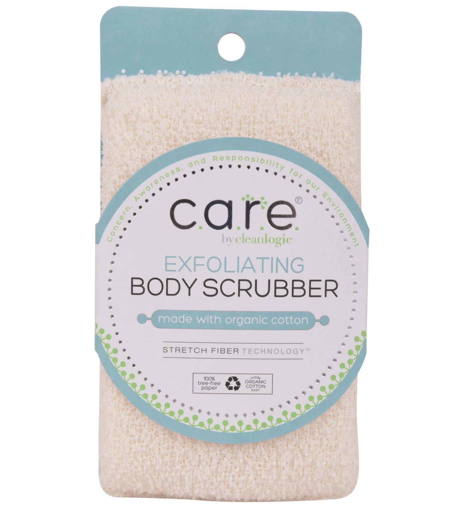 Buy CleanLogic Exfoliating Body Scrubber - Certified Organic Pack of 6 | International Shipping Available - Buy Online on GoSupps.com
