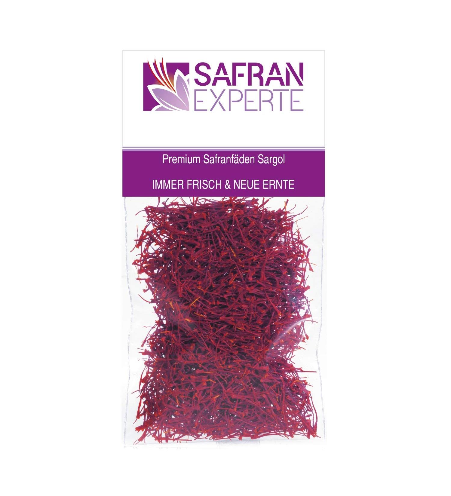 SAFRAN EXPERTE 5 g saffron yarn in a high-quality saffron bag - Buy Online on GoSupps.com
