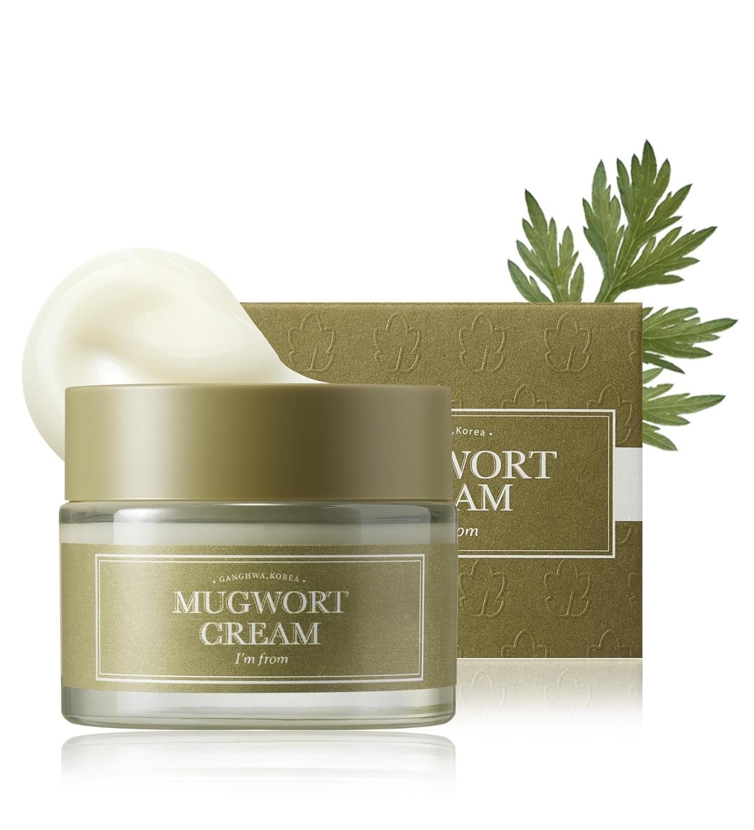 I'm from Mugwort Cream | Moisturizer with 73.55% Mugwort Extract Soothing Calming Redness Relief  - Buy Online on GoSupps.com