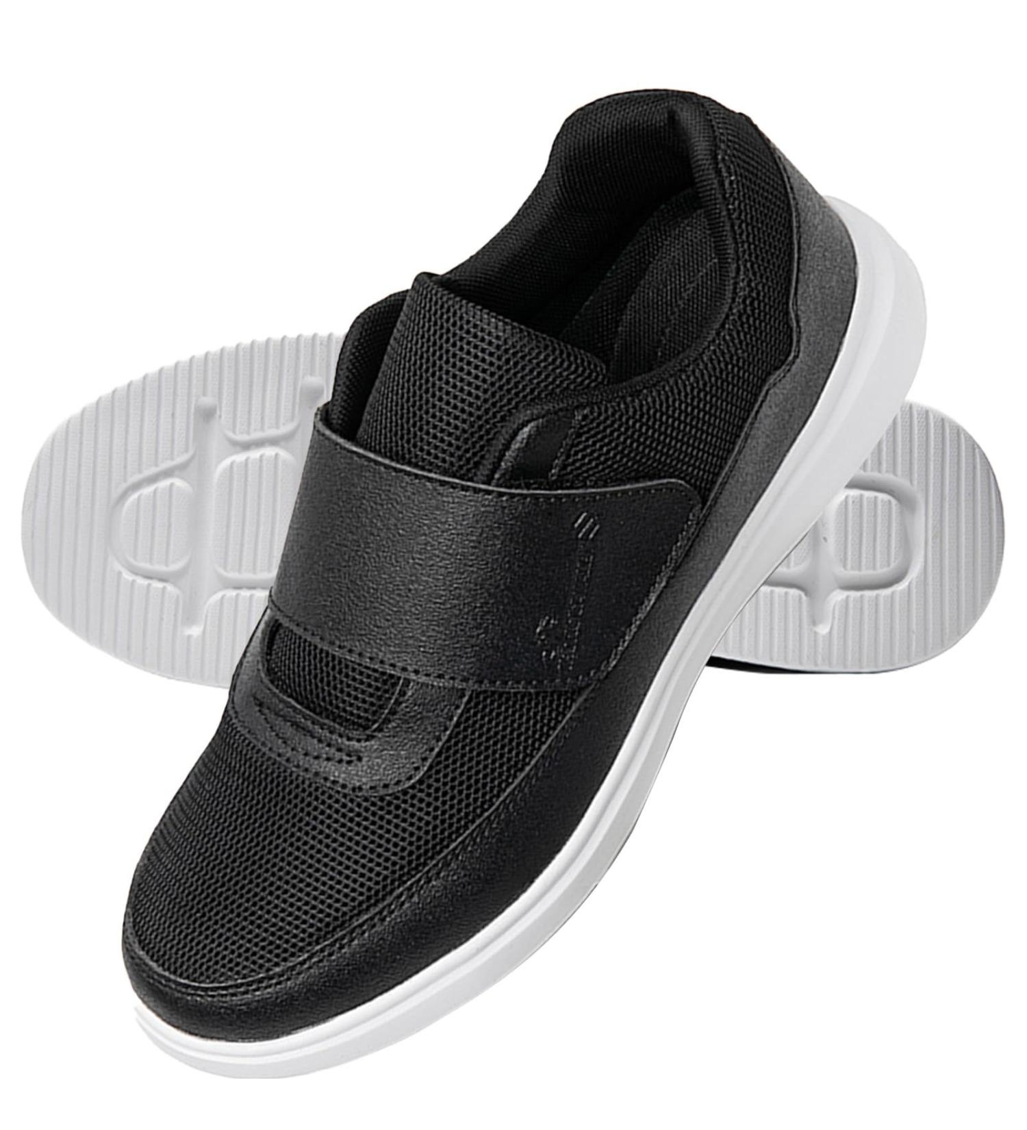 Diabetic Shoes for Men Extra Wide Width Breathable Knit for Neuropathy & Swollen Feet Pain Relief Walking Shoes in Black Size 7 - Buy Online on GoSupps.com