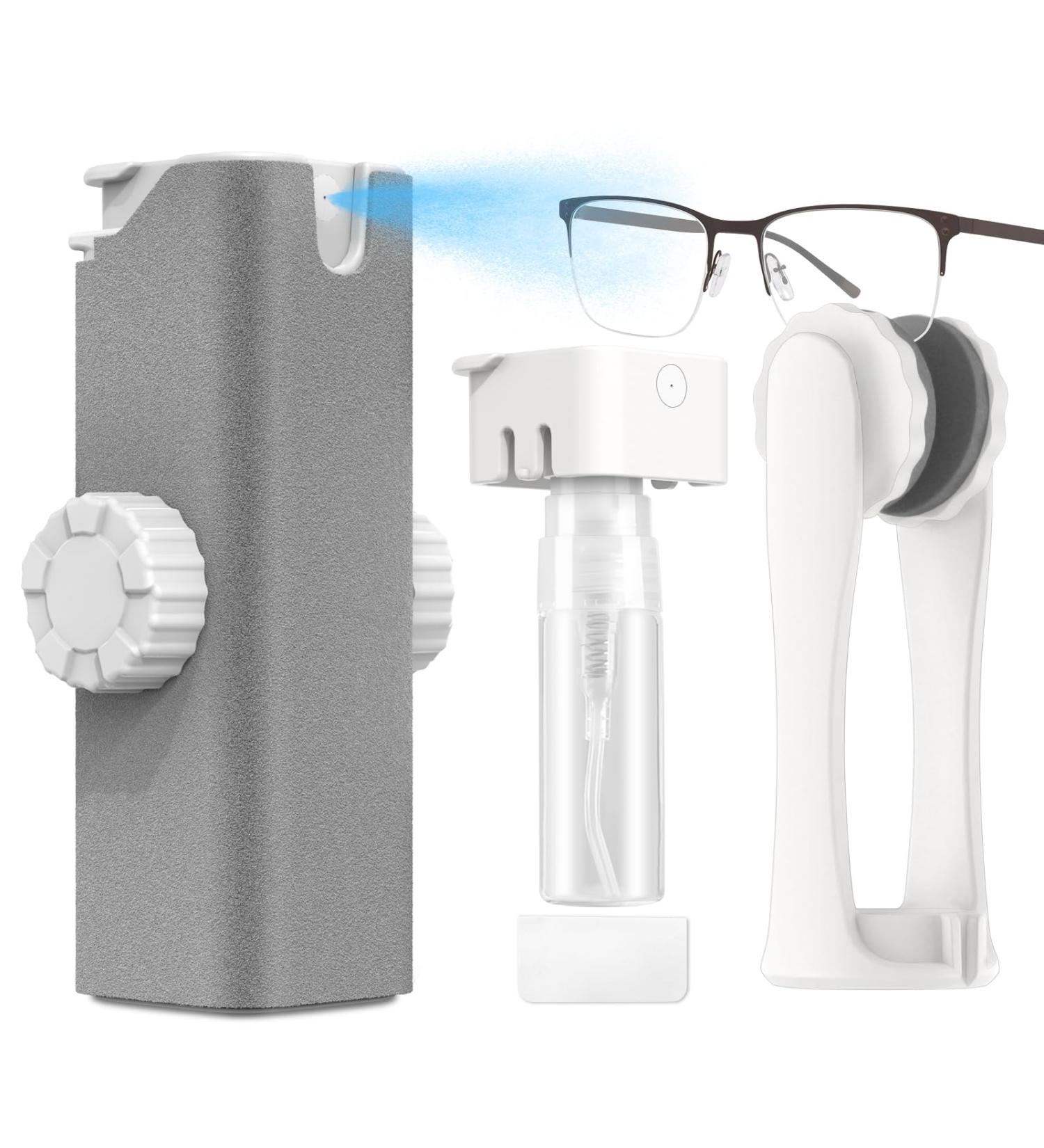 Buy Haino Glasses Cleaner - Travel Eyeglass Cleaning Kit with Microfiber Cloth - Portable Screen Cleaner for Ultimate Clarity - Buy Online on GoSupps.com