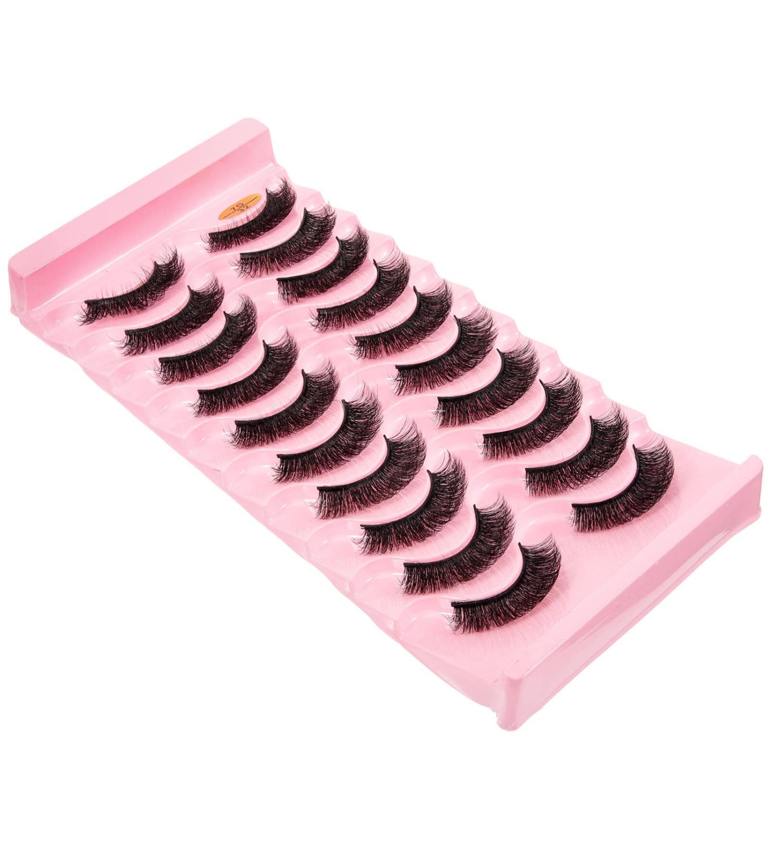 Healvian Fake Window Sticker False Eyelashes Natural Lashes 10 Pairs Fake Eyelash Artificial Lashes Makeup Fake Lashes Fluffy Eyelashes Extensions Fisherman Ornament - Buy Online on GoSupps.com