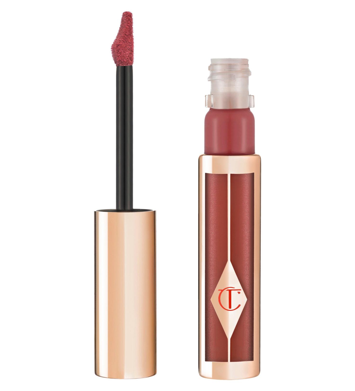 Charlotte Tilbury Hollywood Lips Liquid Lipstick - Dangerous Liaison/Rusty Rose - Buy Online on GoSupps.com