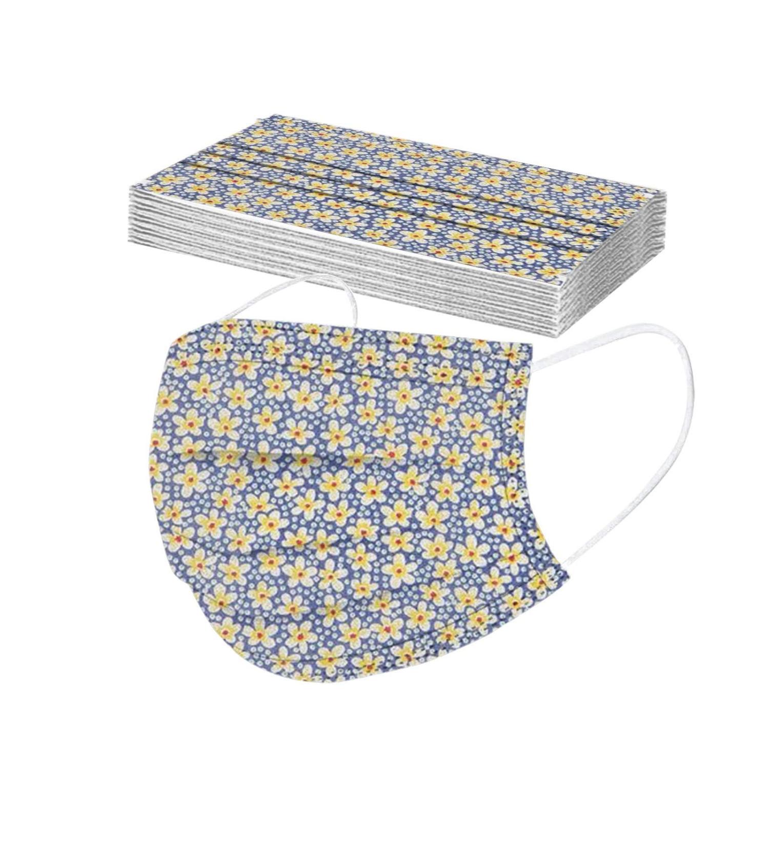 Lulupi 10-Piece Floral Adult Mouth Protection Masks | Elegant & Breathable Bandana Neckerchief for Women - International Shipping Available - Buy Online on GoSupps.com