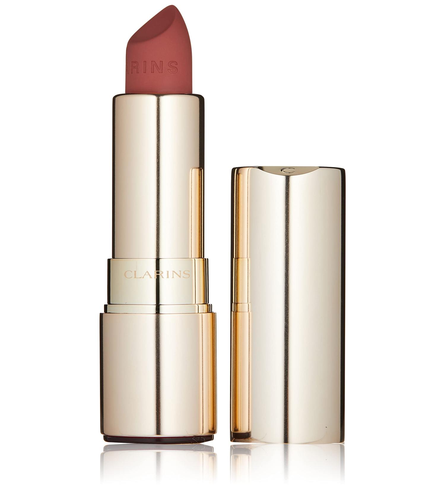 Clarins Joli Rouge Velvet Lipstick - 758V Sandy Pink - Matte Finish, Long-Lasting Color, Moisturizing Formula - Buy Online on GoSupps.com