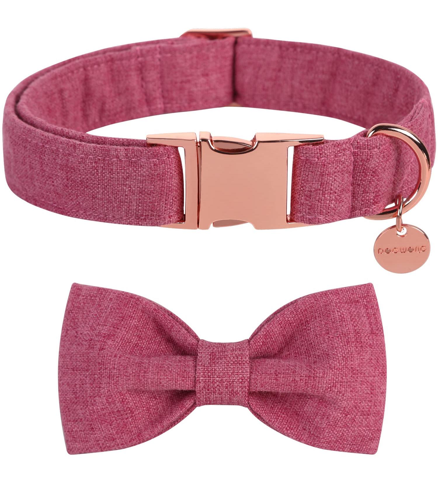 Buy Dogwong Adjustable Dog Collar with Removable Fly - Black Pet Collar for Small & Medium Dogs | Perfect Gift for Boys & Girls - Pack of 1 - Buy Online on GoSupps.com