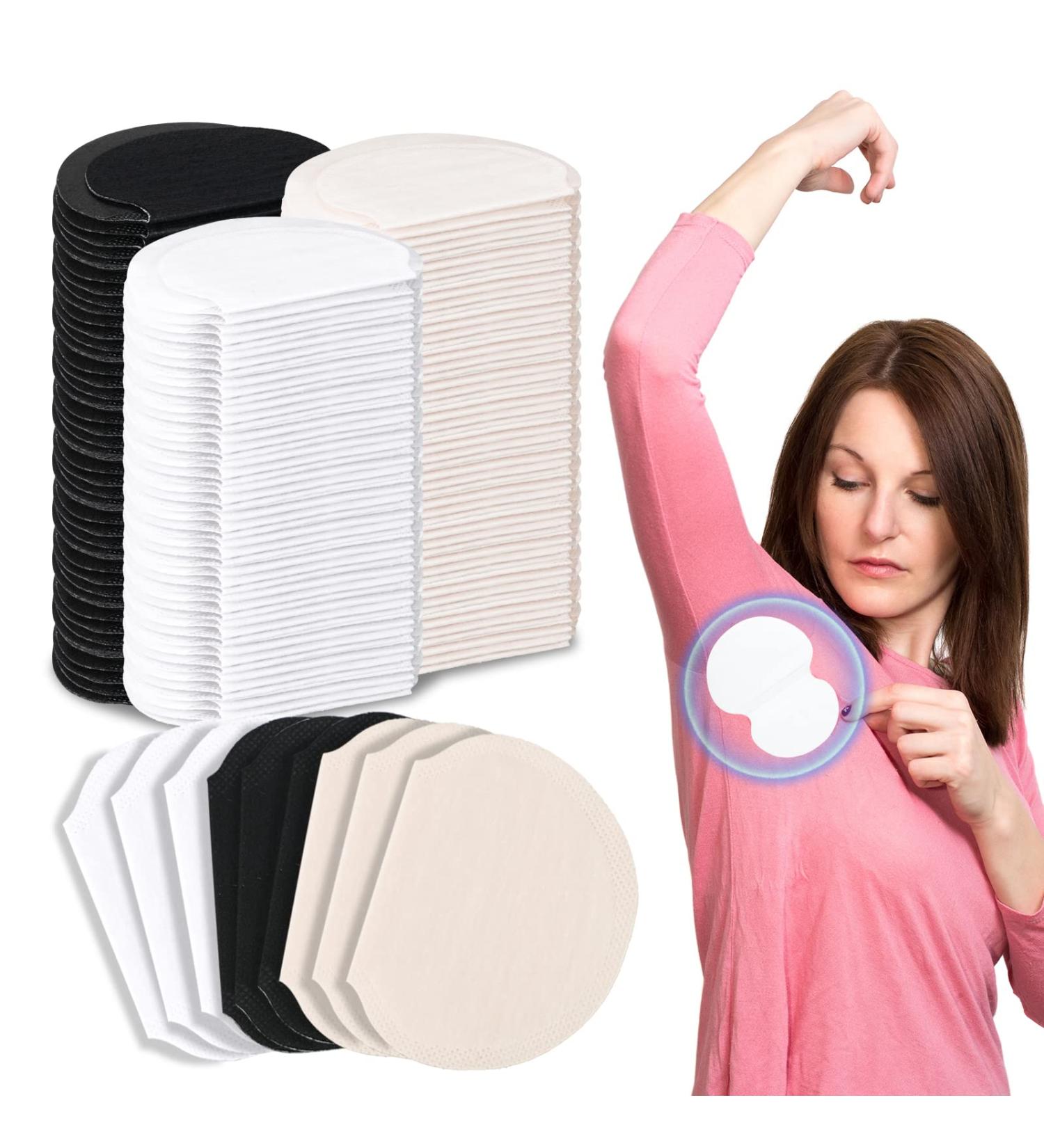 Bonuci 180 Pcs Underarm Sweat Pads - Unflavored Disposable Armpit Protection for Women and Men - Buy Online on GoSupps.com