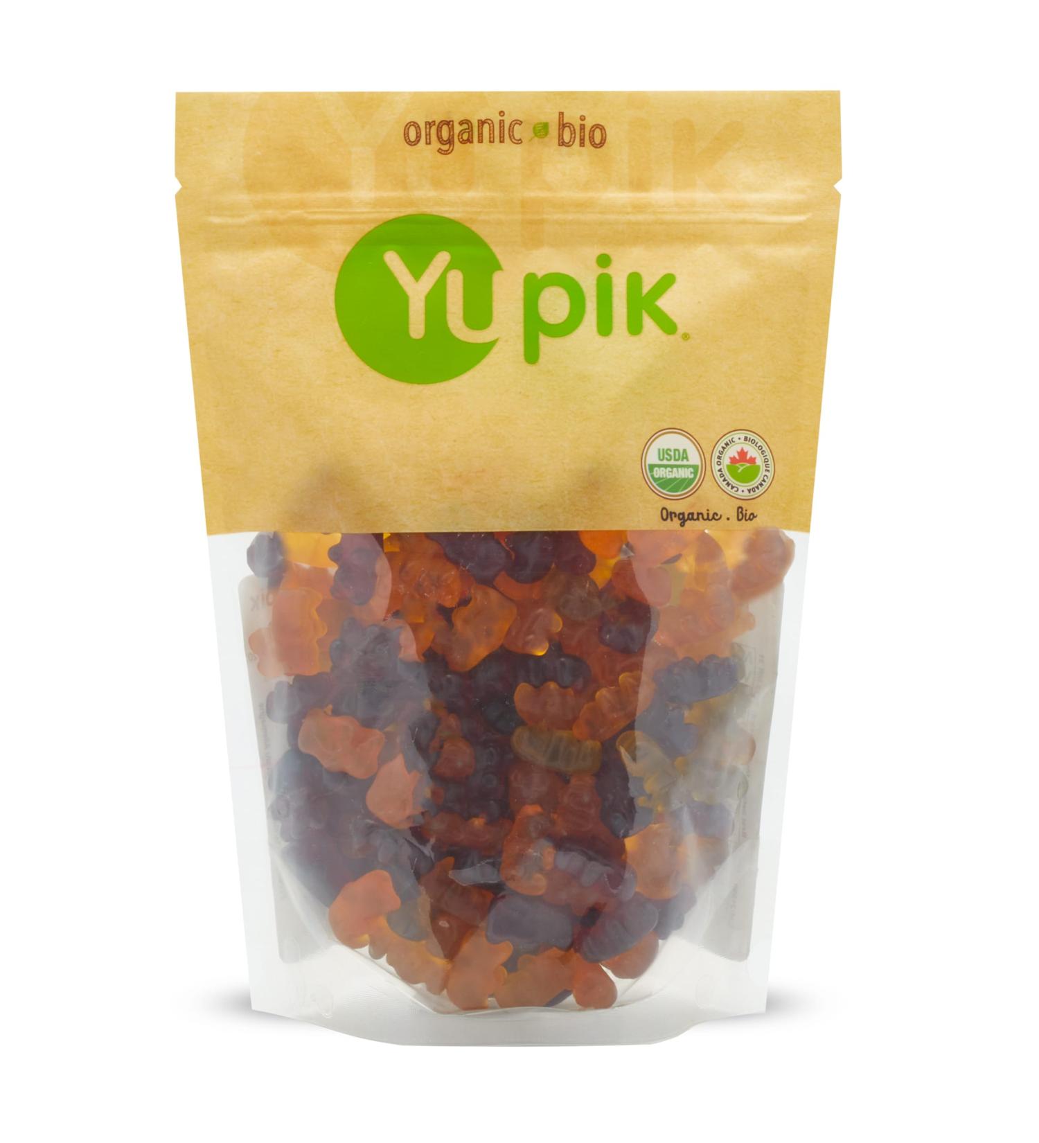 Yupik Organic Fruit Gummy Bears Gelatin-Free Gummies 500 g Gluten-Free Vegan Non-GMO Natural Colors & Flavors Made From Fruit Juice Sweet Candy Delicious Snack Ideal for Gifting & Holidays 500 g (Pack of 1) - Buy Online on GoSupps.com