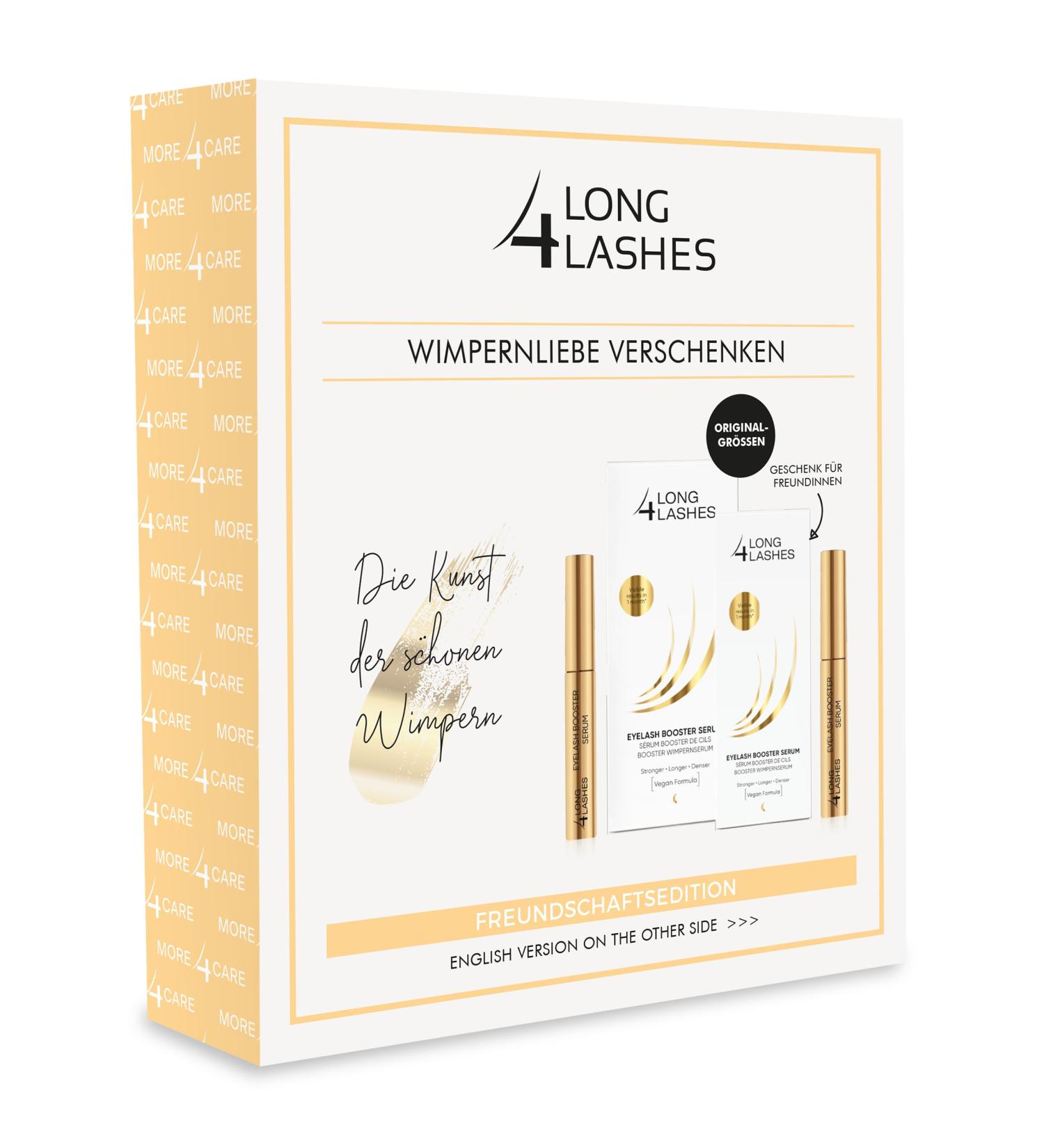 Long4lashes FX5 Eyelash Serum - Double Power Vegan Formula | 3ML+3ML Savings Set | Breathtaking Miracle for Lush Lashes - Buy Online on GoSupps.com