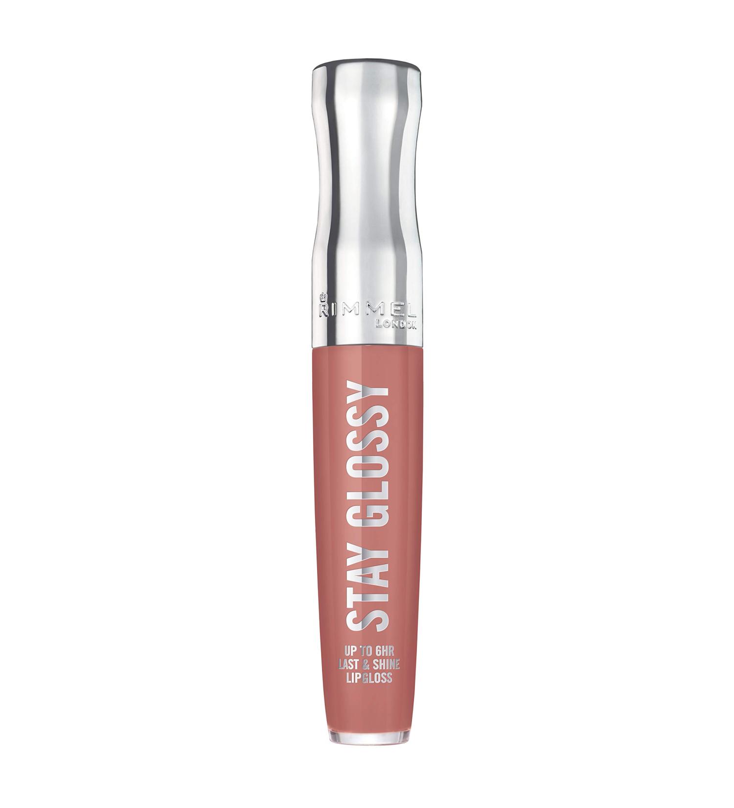 Rimmel Stay Glossy Lip Gloss Bare Minimum 0.18 Fl Oz - Long-Lasting Shine for Beautiful Lips - Buy Online on GoSupps.com