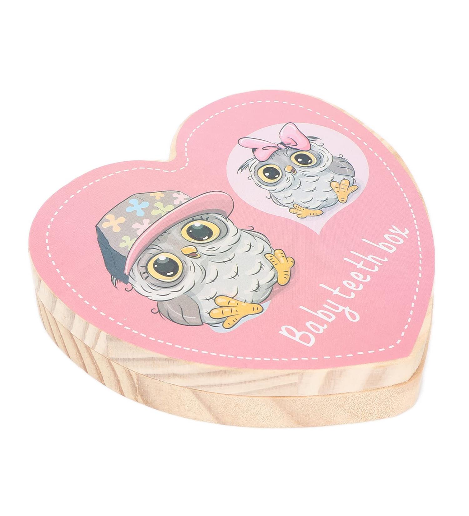 Primary Teeth Keepsake Box - Heart Shaped Baby Tooth Box | Corrosion Resistant & Durable for Kids - Buy Online on GoSupps.com
