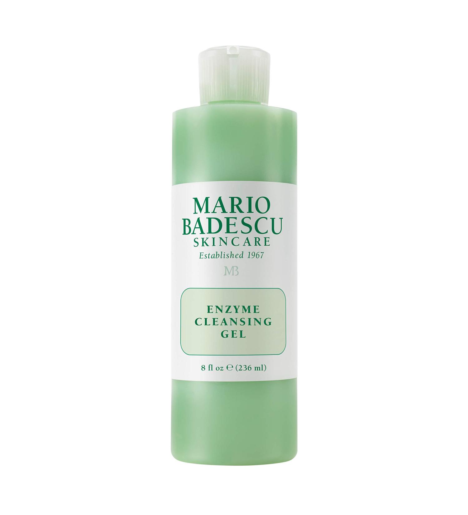Mario Badescu Enzyme Cleansing Gel 8 Fl Oz | Oil-Free Face Wash with Grapefruit & Papaya | For All Skin Types | Removes Excess Oil & Impurities - Buy Online on GoSupps.com