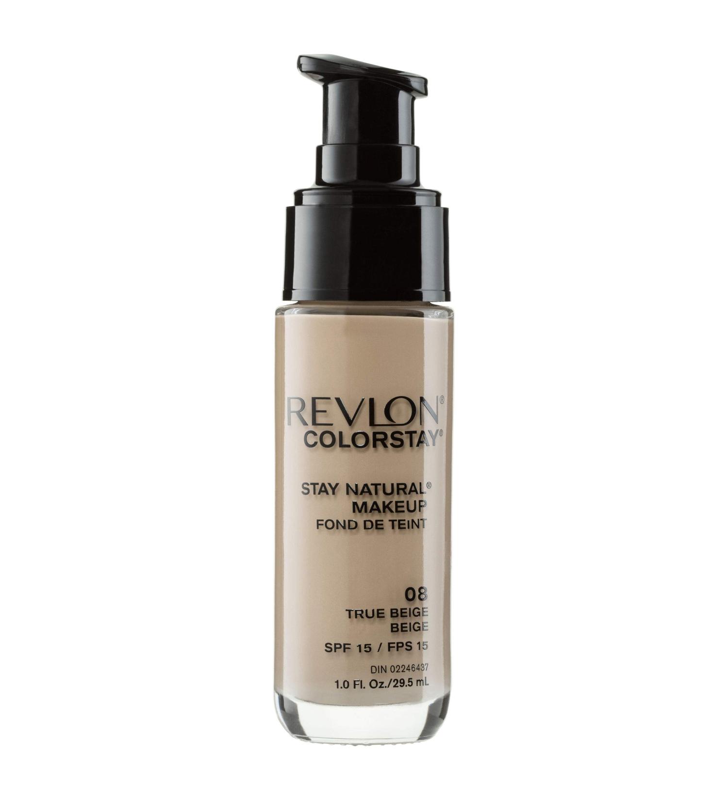 Revlon Colorstay Stay Natural Makeup Foundation  TRUE BEIGE 08  1 fl. Oz (30 ml)