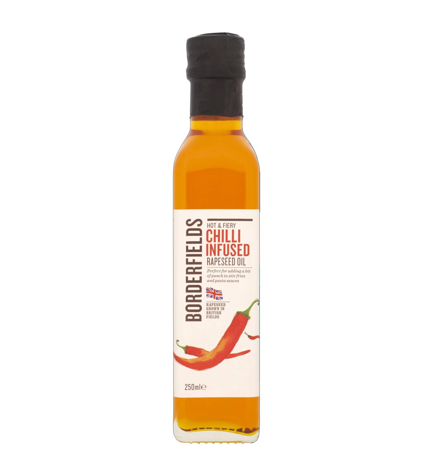 Borderfields Chilli Infused Rapeseed Oil - 250ml - Buy Online on GoSupps.com