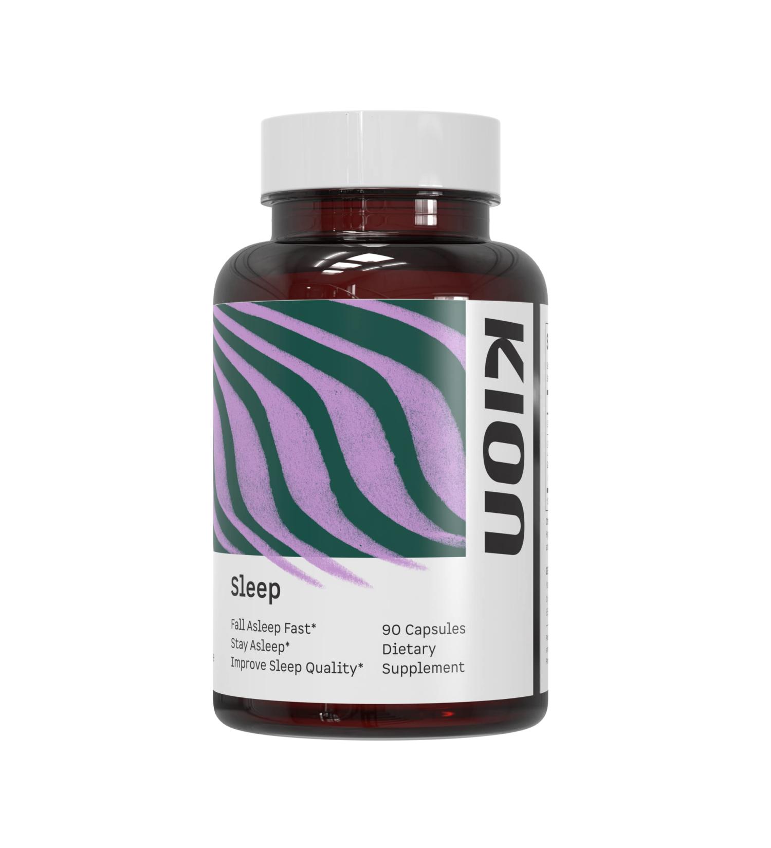 Kion Sleep | Fall Asleep Fast Stay Asleep & Improve Sleep Quality | Amino Acid Powered Sleep Support | 30 Servings - Buy Online on GoSupps.com