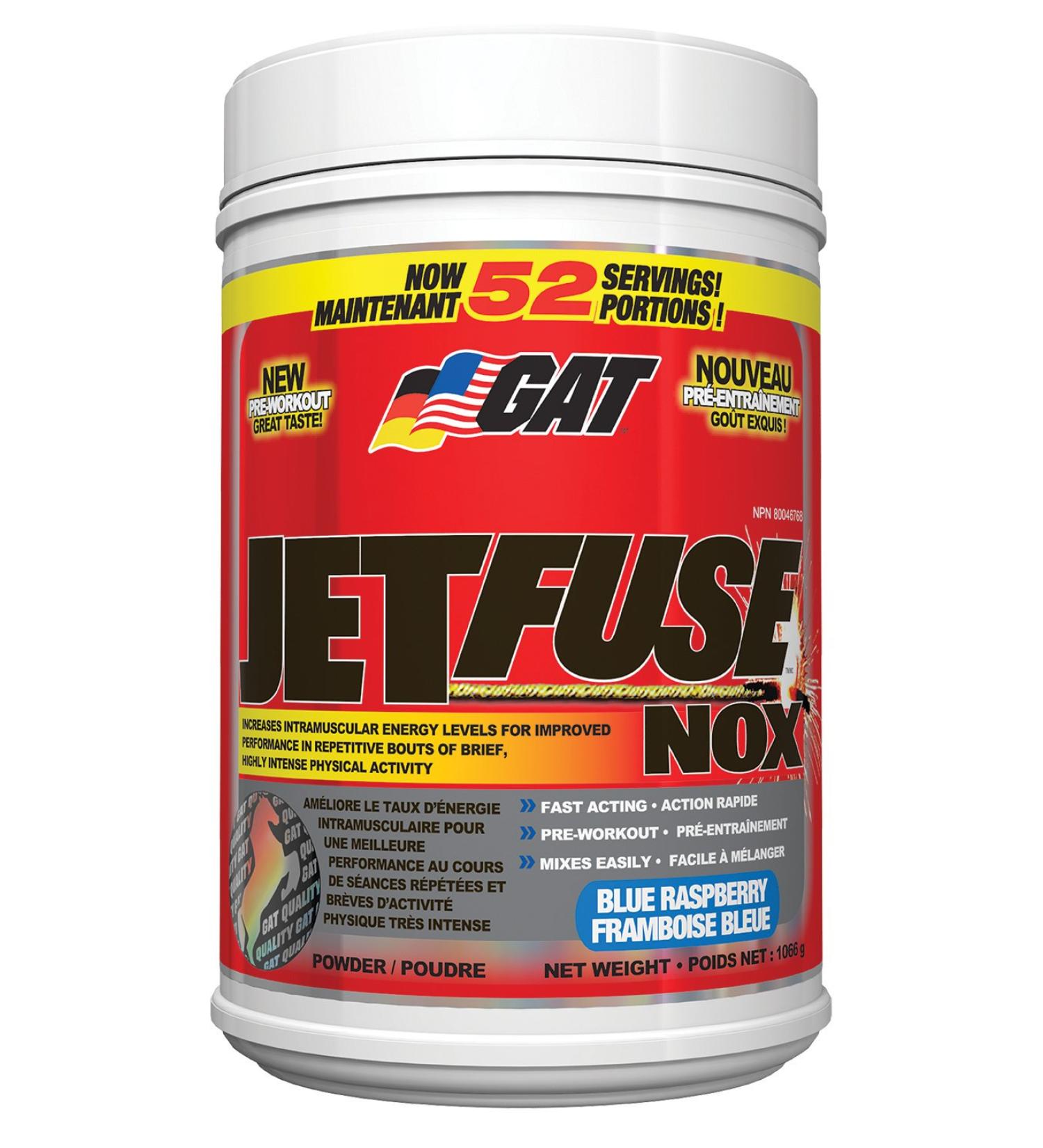 GAT Blue Raspberry Jetfuse Nox 1066gm - Buy Online on GoSupps.com