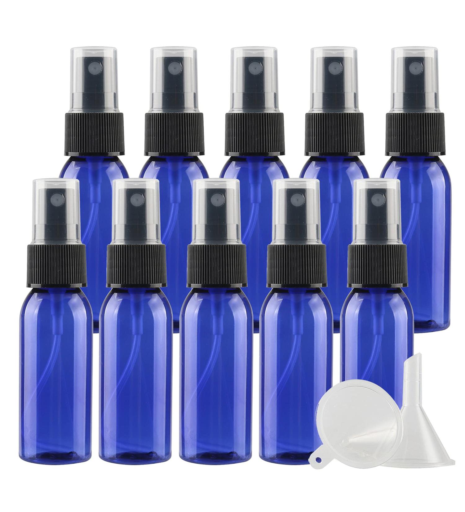 Zeoabsy 12-Pack 30ml Blue Spray Bottles with Fine Mist Pumps - Perfect for Travel & DIY Perfume - Buy Online on GoSupps.com