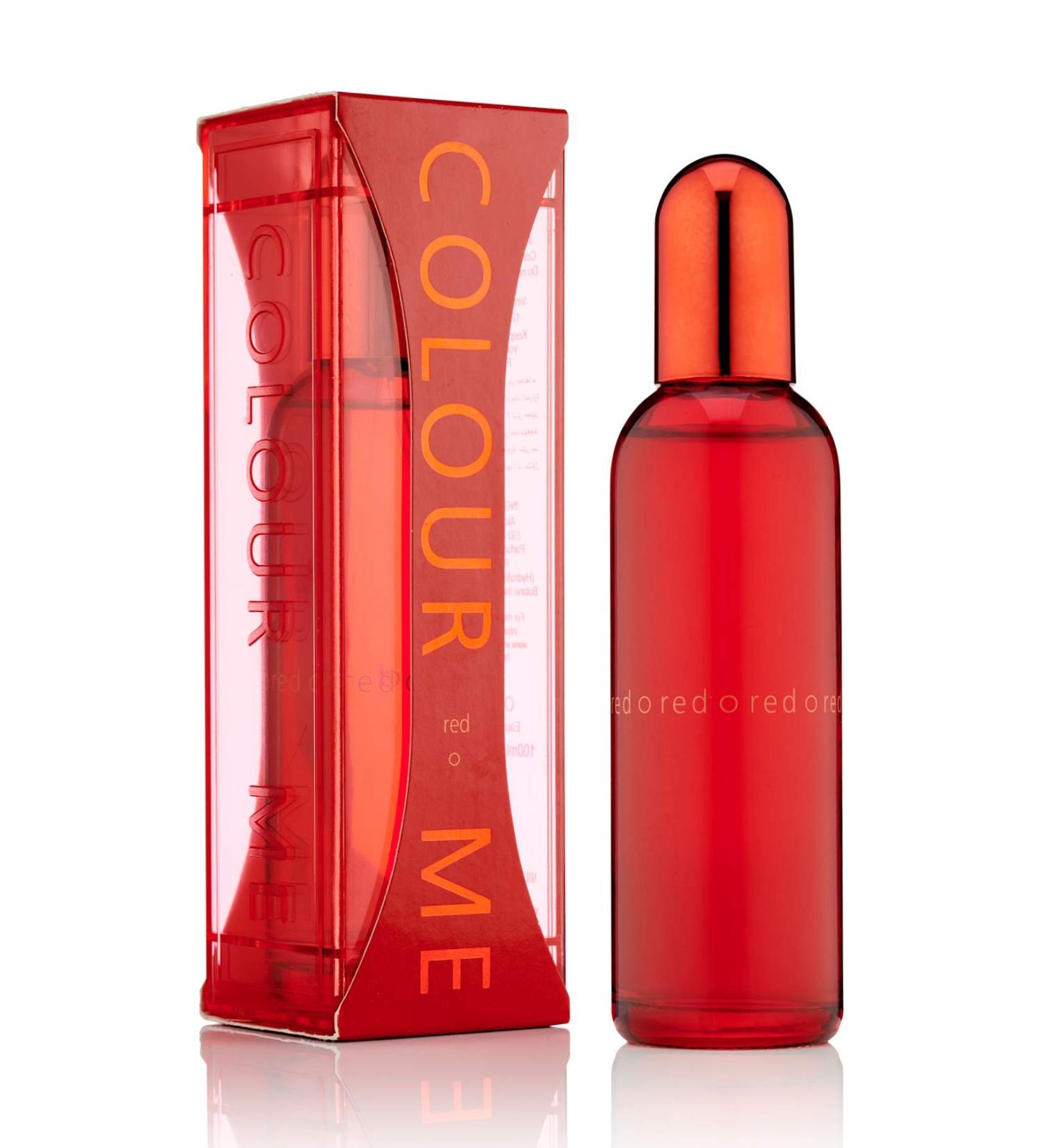 Colour Me Red by Milton-Lloyd - Perfume for Women - Chypre Floral Scent - Opens with Freesia Peony and Bergamot - Blended with Jasmine - For Extraordinary Elegant Ladies - 3.4 oz EDP Spray Red 3.4 Fl Oz (Pack of 1) - Buy Online on GoSupps.com