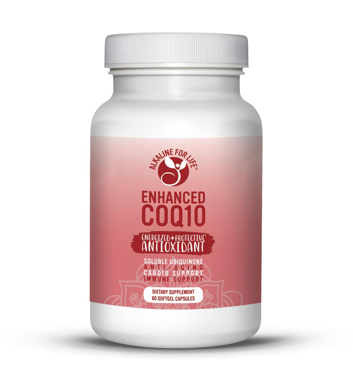 Enhanced COQ10 100 Mg of Pure Coenzyme Q10 Soluble Ubiquinone Antioxidant for Heart Health & Energy Production Mitochondrial Supplements 60 Day Supply - Buy Online on GoSupps.com