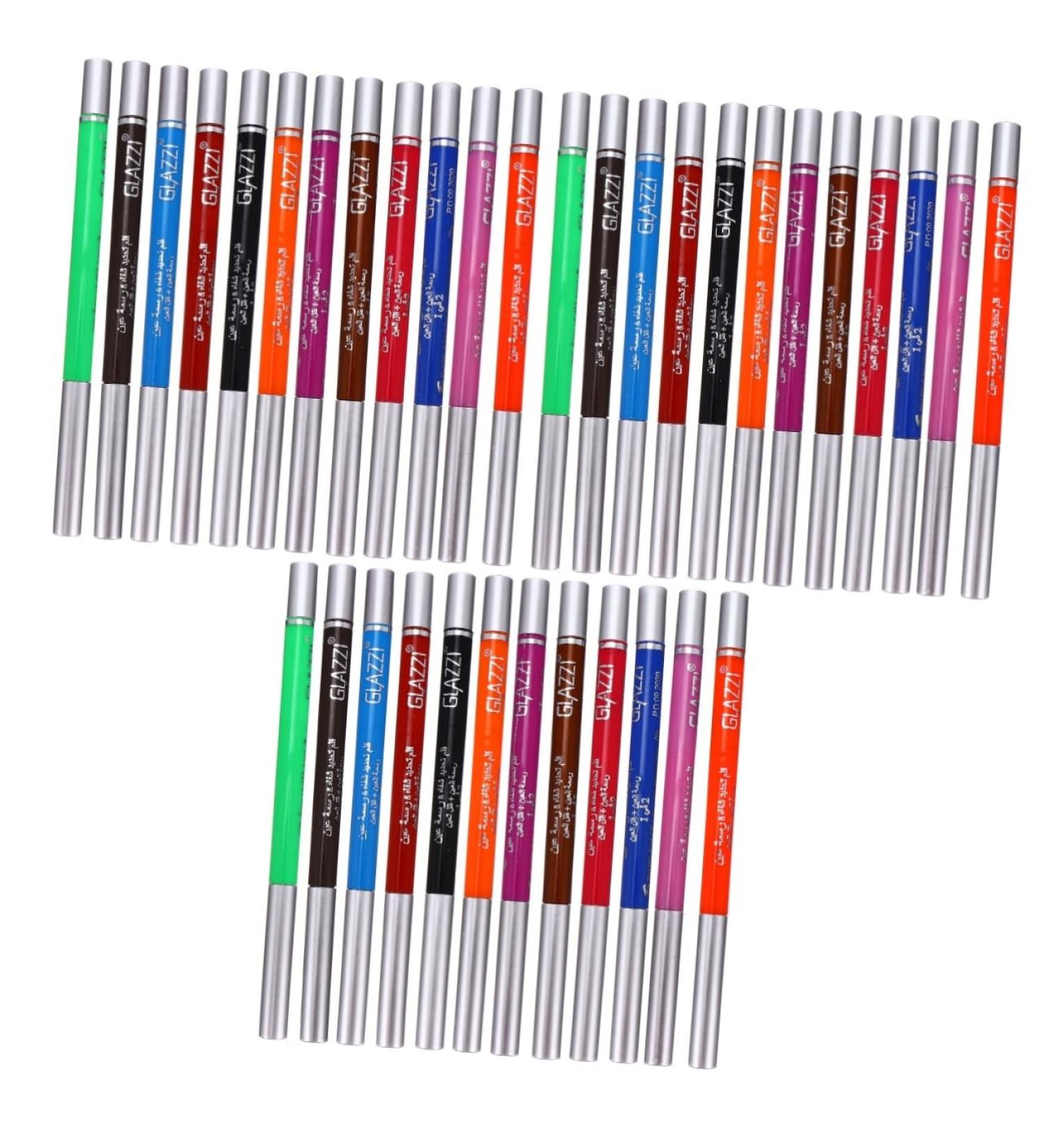 POPETPOP 36 Pcs 1 Set Shadow Set Waterproof Eye Liner Pencil Eye Shadow Makeup Kit To Rotate Major 1 count (Pack of 1) Colorfulx3pcs - Buy Online on GoSupps.com