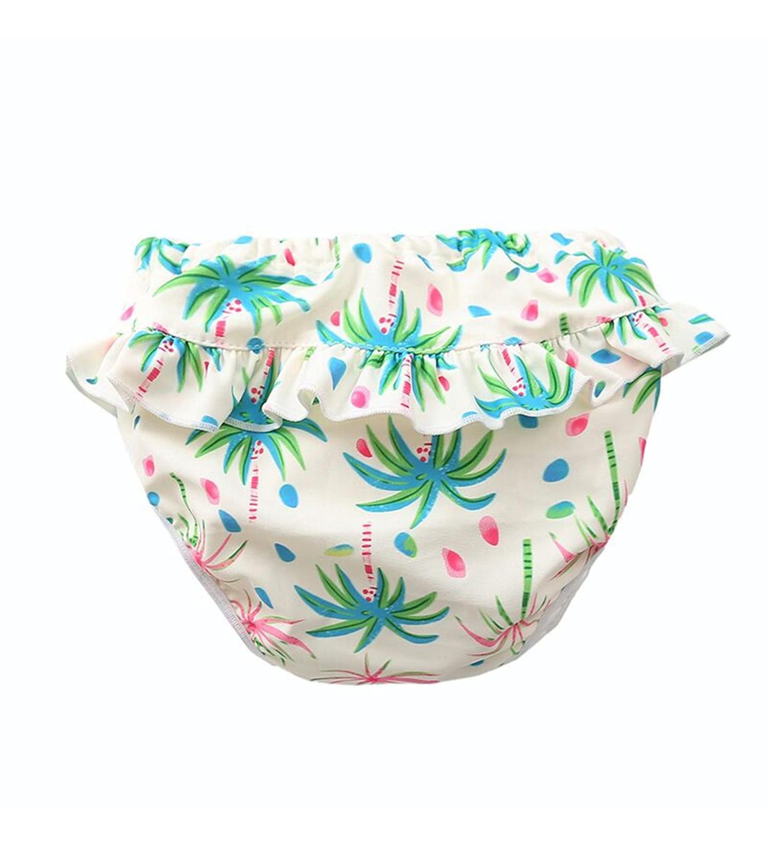 Adorable Reusable Baby Swimming Diaper - Blue Flamingo for Toddlers 0-4 Years (S 15-22lb) - Buy Online on GoSupps.com