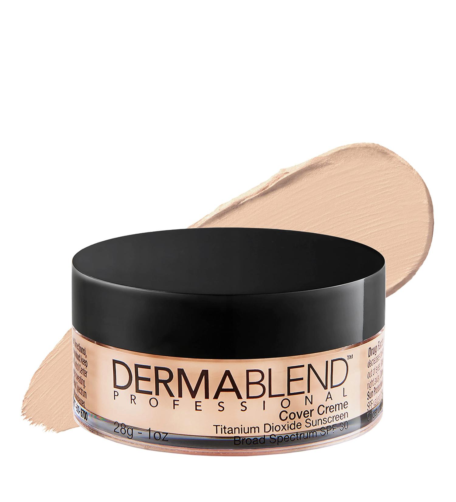 Dermablend Cover Cr me Foundation Makeup SPF 30 - 1oz Pale Ivory | Full Coverage Hydrating Cream Concealer for Dark Circles & Blemishes - Buy Online on GoSupps.com