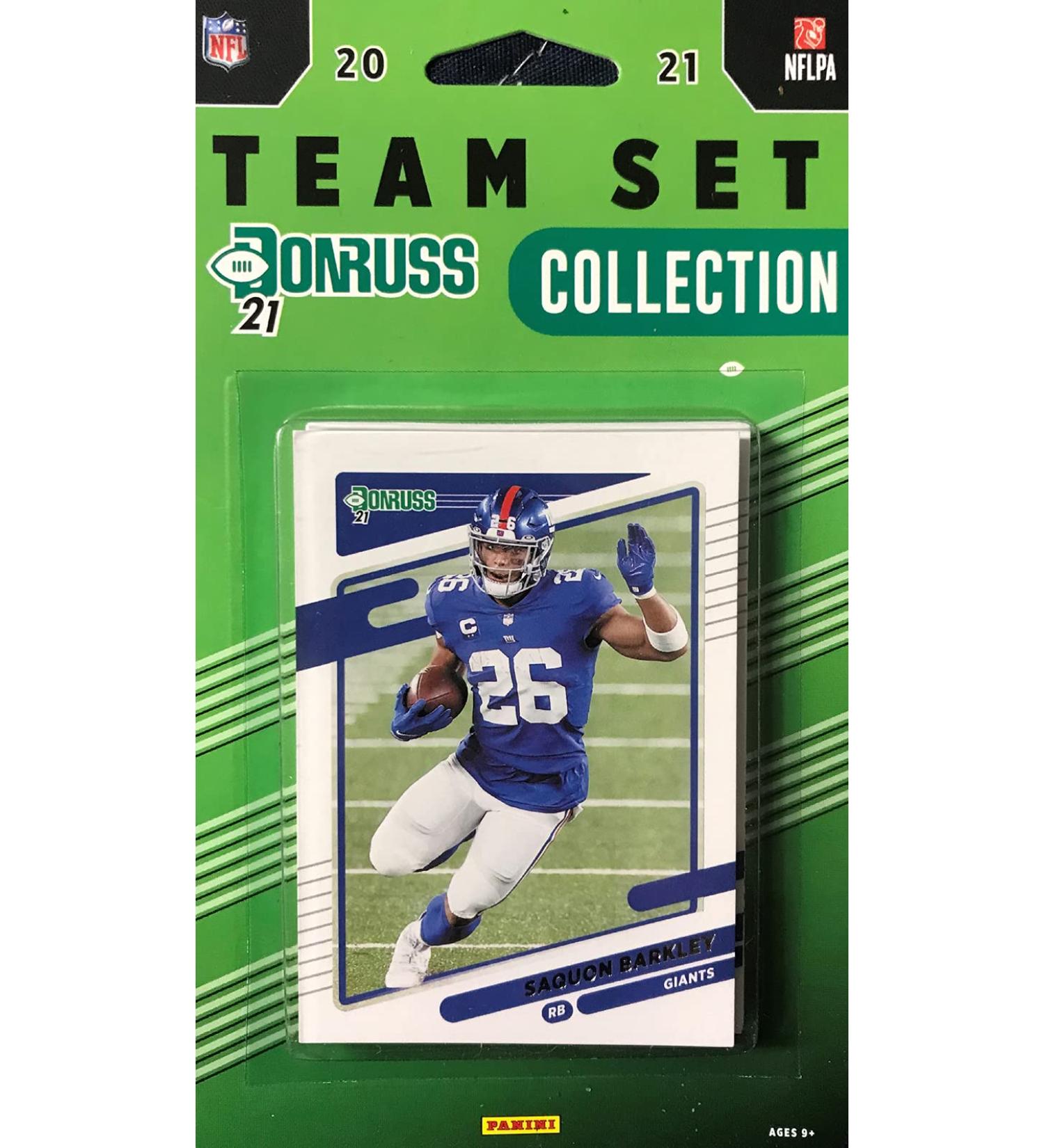 New York Giants 2021 Donruss Factory Sealed Team Set with Daniel Jones & Kadarius Toney Rated Rookie Card - Buy Online on GoSupps.com