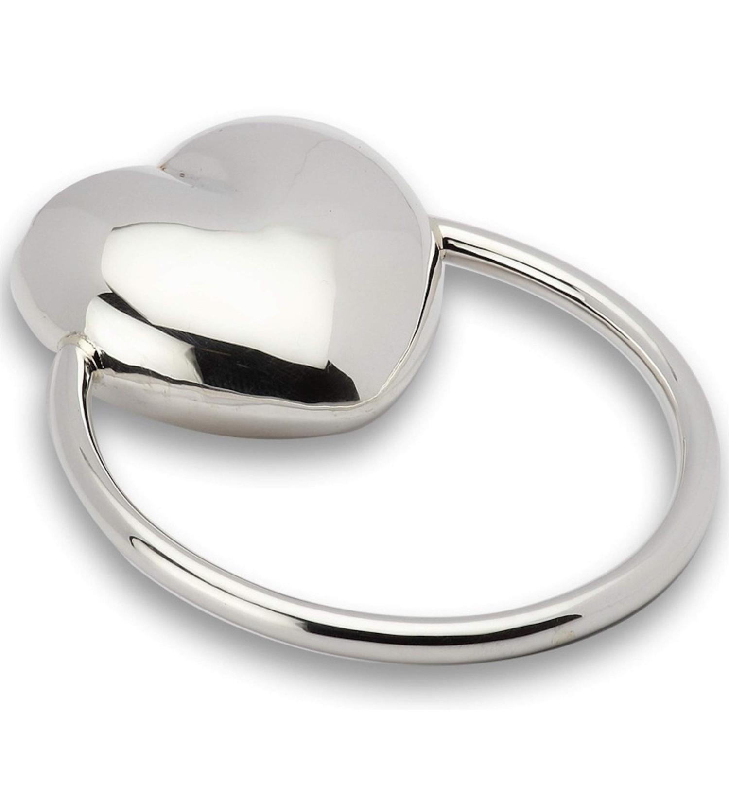 Cunill 2-Inch Sterling Silver Heart Ring Baby Rattle - Adorable Gift for Newborns - Buy Online on GoSupps.com
