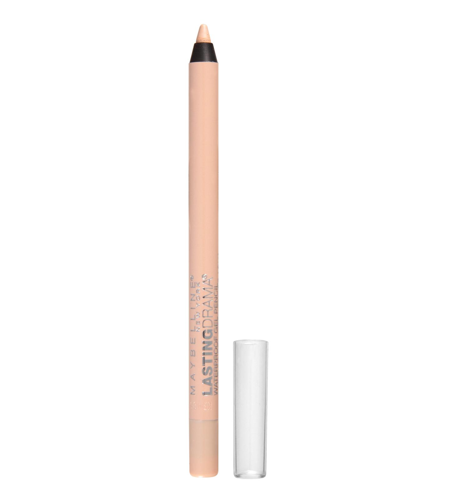 Maybelline New York Eyestudio Lasting Drama Waterproof Gel Pencil - Soft Nude 0.037 oz - Long-Lasting Waterproof Eyeliner - Buy Online on GoSupps.com