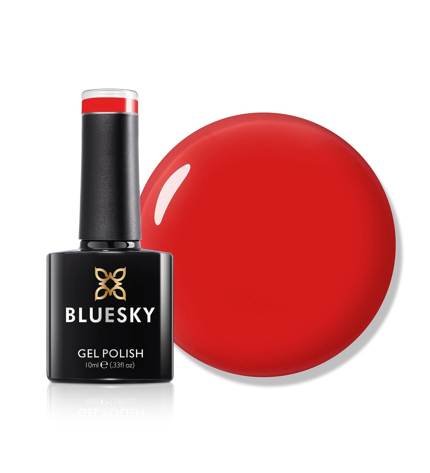 Bluesky Gel Nail Polish 10ml Heart-led Model - AW2309 Red Soak-Off Gel Polish for Manicure Professional Salon & Home Use Long Lasting Chip Resistant Requires Curing Under UV/LED Lamp - Buy Online on GoSupps.com