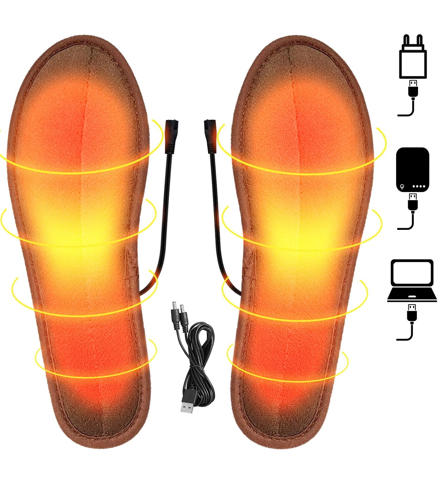 Shop Heated Insoles & USB Foot Warmers - Washable Heating Pillows for Men (39-40) - Ultimate Comfort & Warmth - Buy Online on GoSupps.com