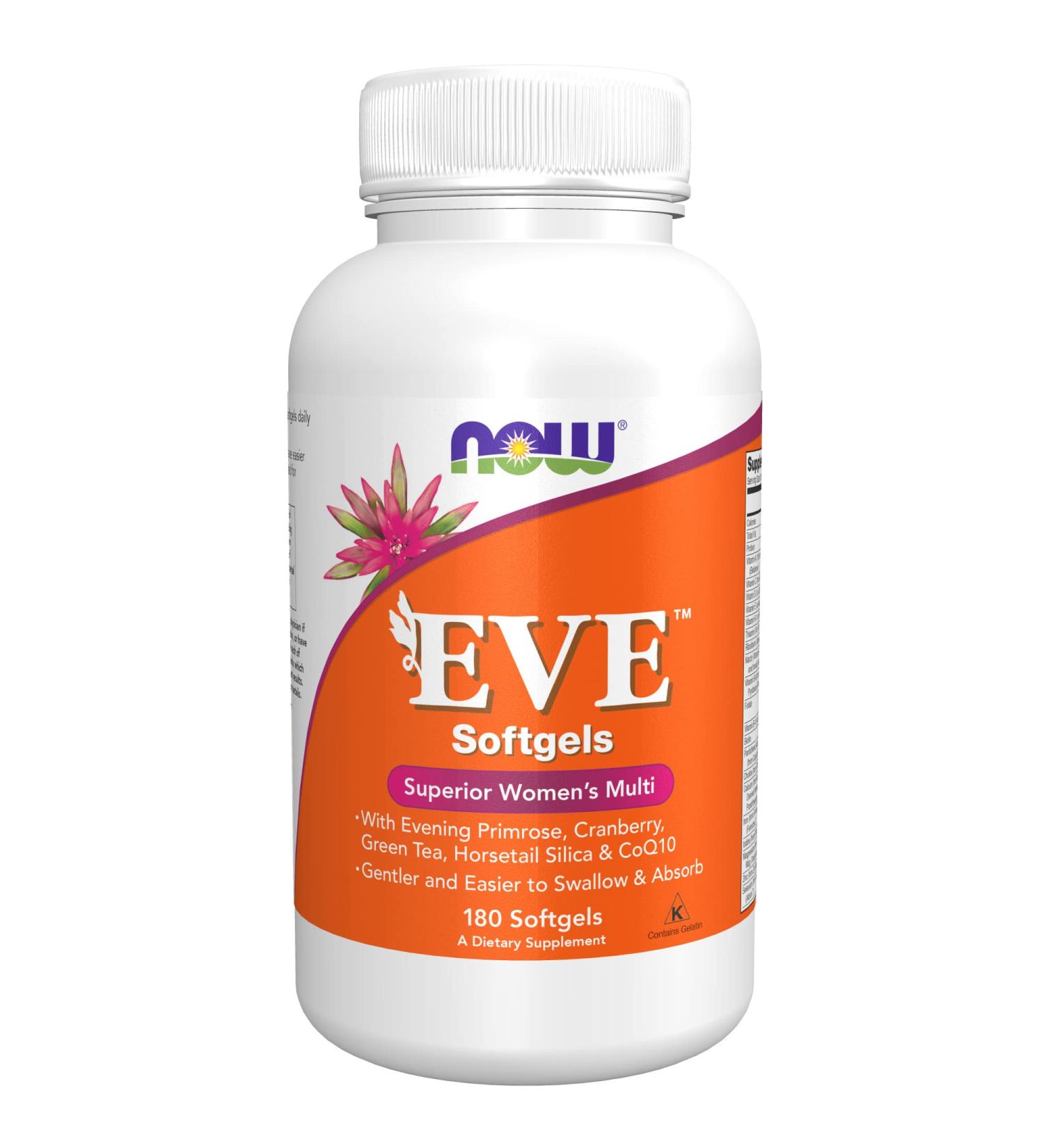 Now Foods EVE Superior Women's Multi 180 Softgels - Best Multivitamins for Women's Health - Buy Online on GoSupps.com