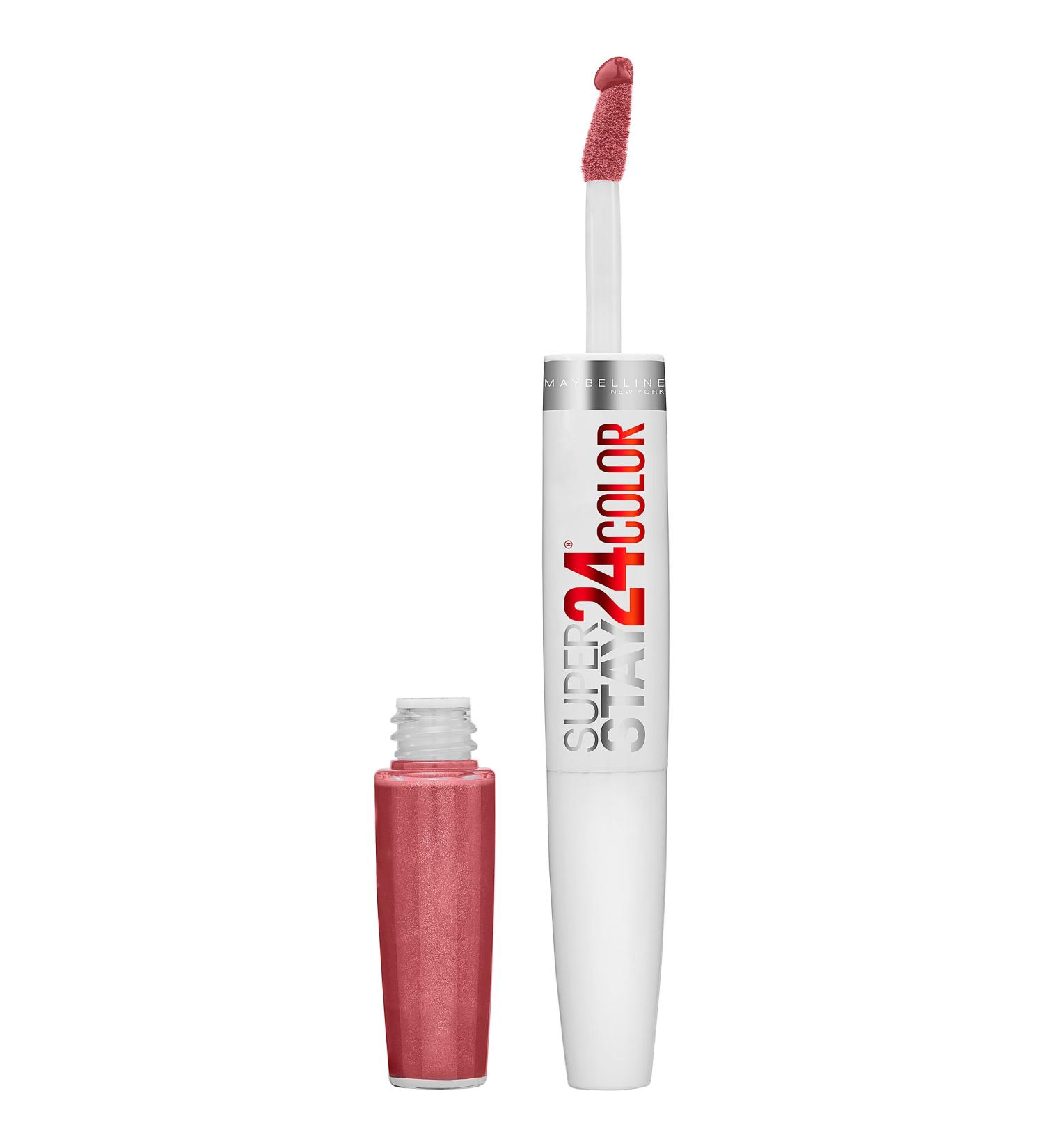 Maybelline SuperStay 24 Liquid Lipstick - Forever Chestnut Long-Lasting 2-Step Makeup Kit | International Shipping Available - Buy Online on GoSupps.com