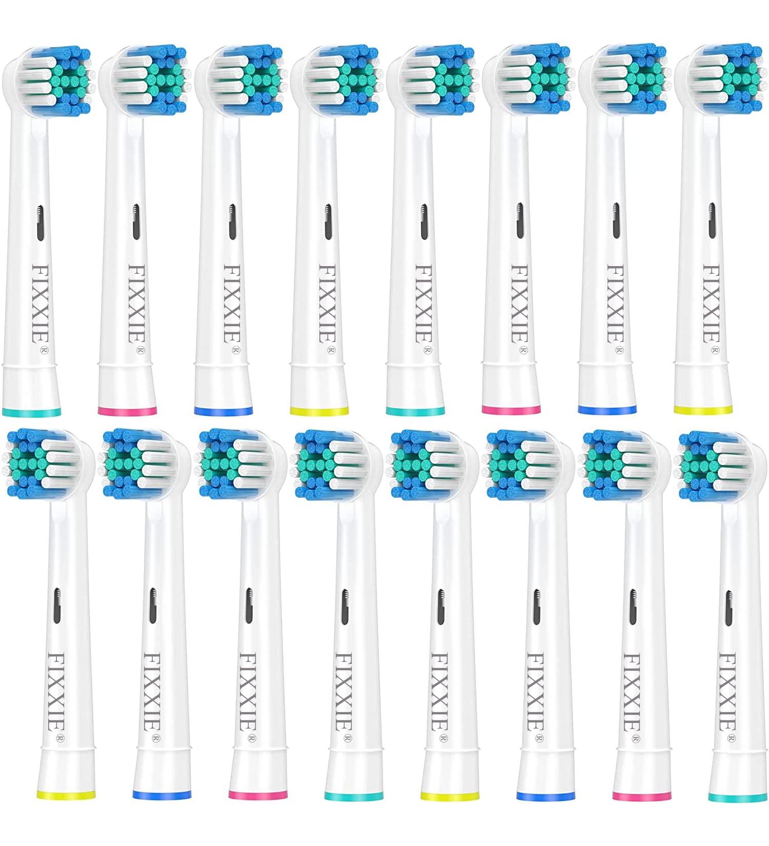 Replacement Toothbrush Heads for Oral B Braun 16 Heads Professional Electric Toothbrush Heads Brush Heads Refill Compatible with Oral-B Toothbrush (16 Heads) 16 count (Pack of 1) - Buy Online on GoSupps.com