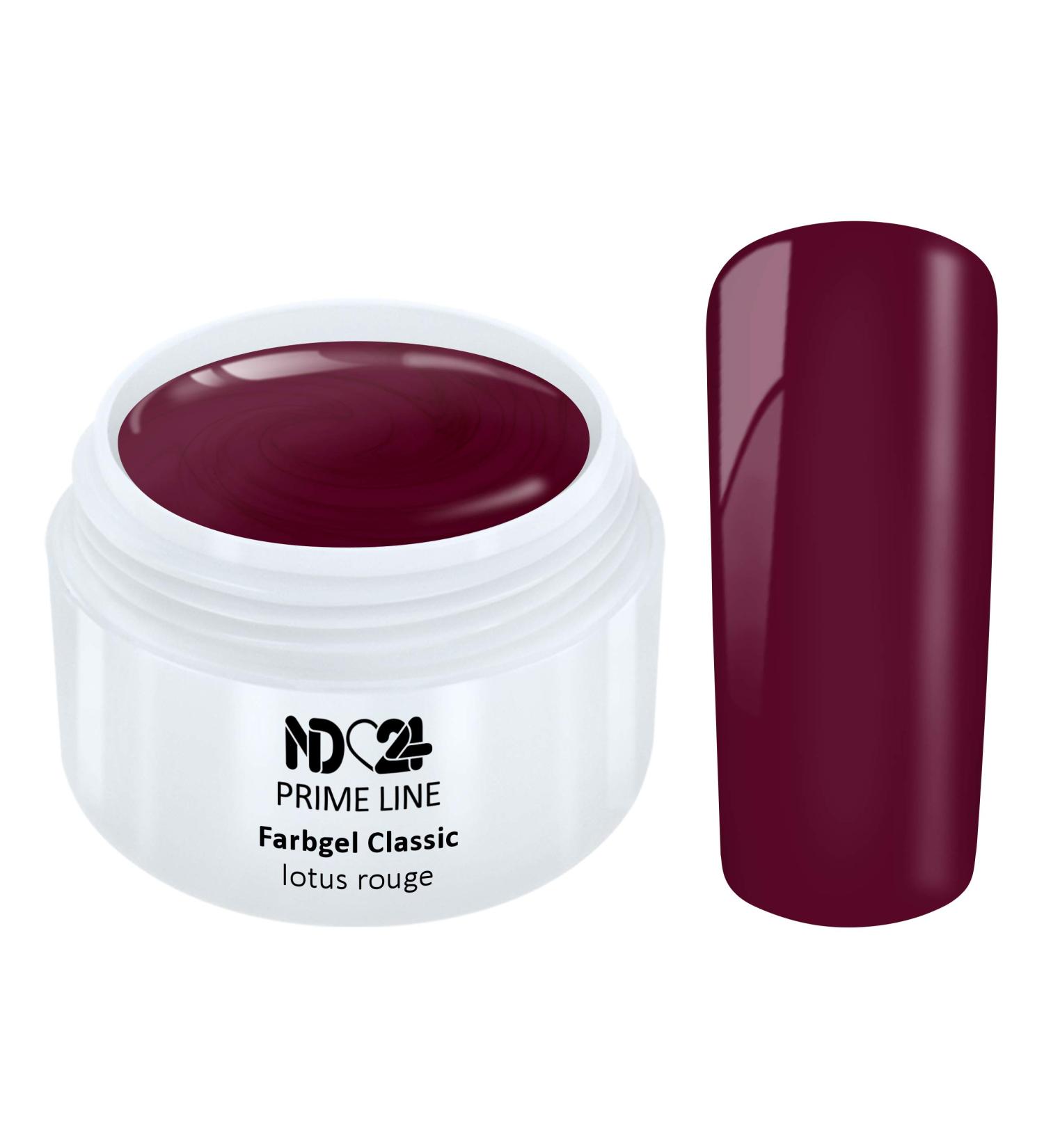 Prime Line - Color Uv Gel Led Color Gel Lotus Rouge Lilastudio Quality - Made in Germany - 5ml