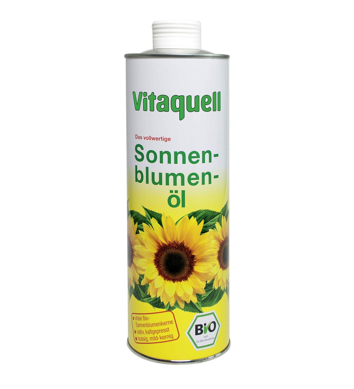Vitaquell Vitaquell Organic Sunflower Oil 750 ml