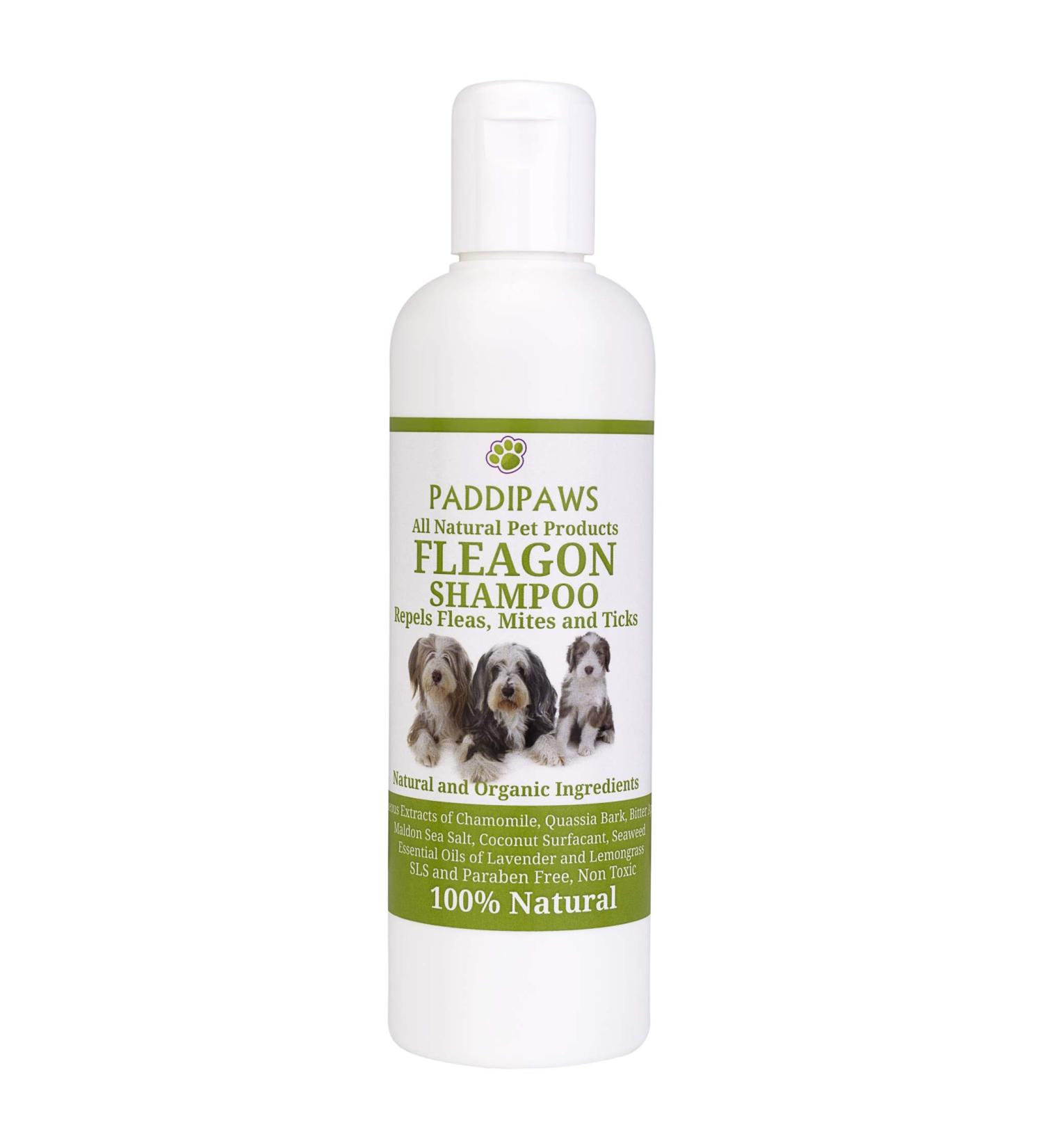 100% Natural Flea Shampoo for Dogs - Natural Flea Away Shampoo - Flea Shampoo for dogs to kill Fleas and Eggs - Safe Chemical Free - Natural Dog Flea Shampoo - Buy Online on GoSupps.com