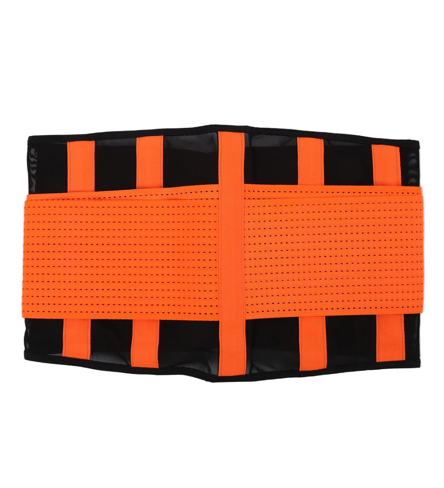 Weikeya Tailla Trainer Belt - Breathable & Highly Elastic Lower Back Support for Sciatica & Scoliosis - Perfect for Outdoor Activities - Orange - Buy Online on GoSupps.com