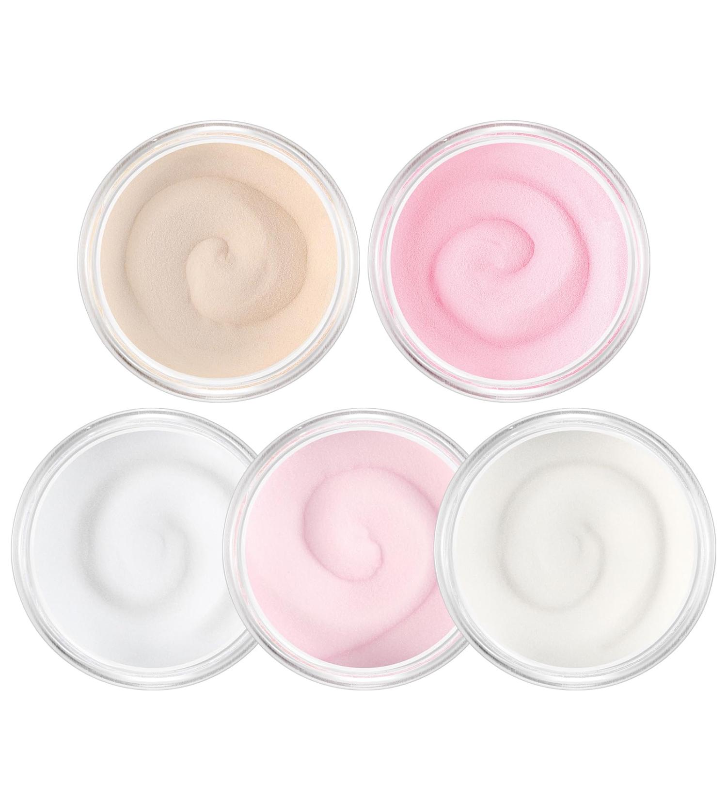Nail Acrylic Powder Kit 5 Colors for Nail Acrylic Extension or Nail Carving and DIY Nail Art Long Lasting and No Need for Nail Lamp for Carving DIY Home Salon Manicure Gifts - Buy Online on GoSupps.com