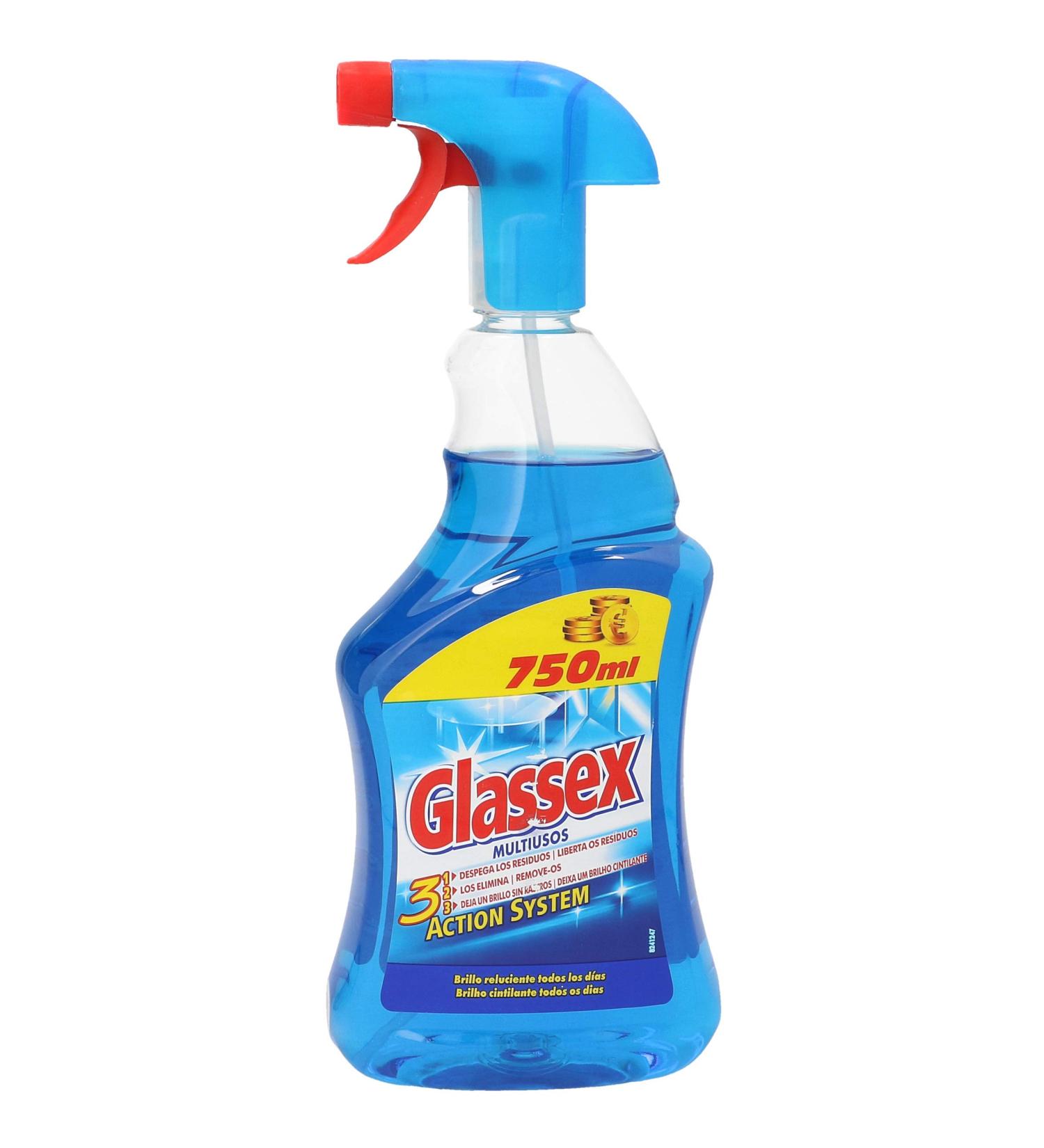 GLASSEX Multi-Purpose Cleaner Cleaning and Brightness No Traces 750 ml - Buy Online on GoSupps.com