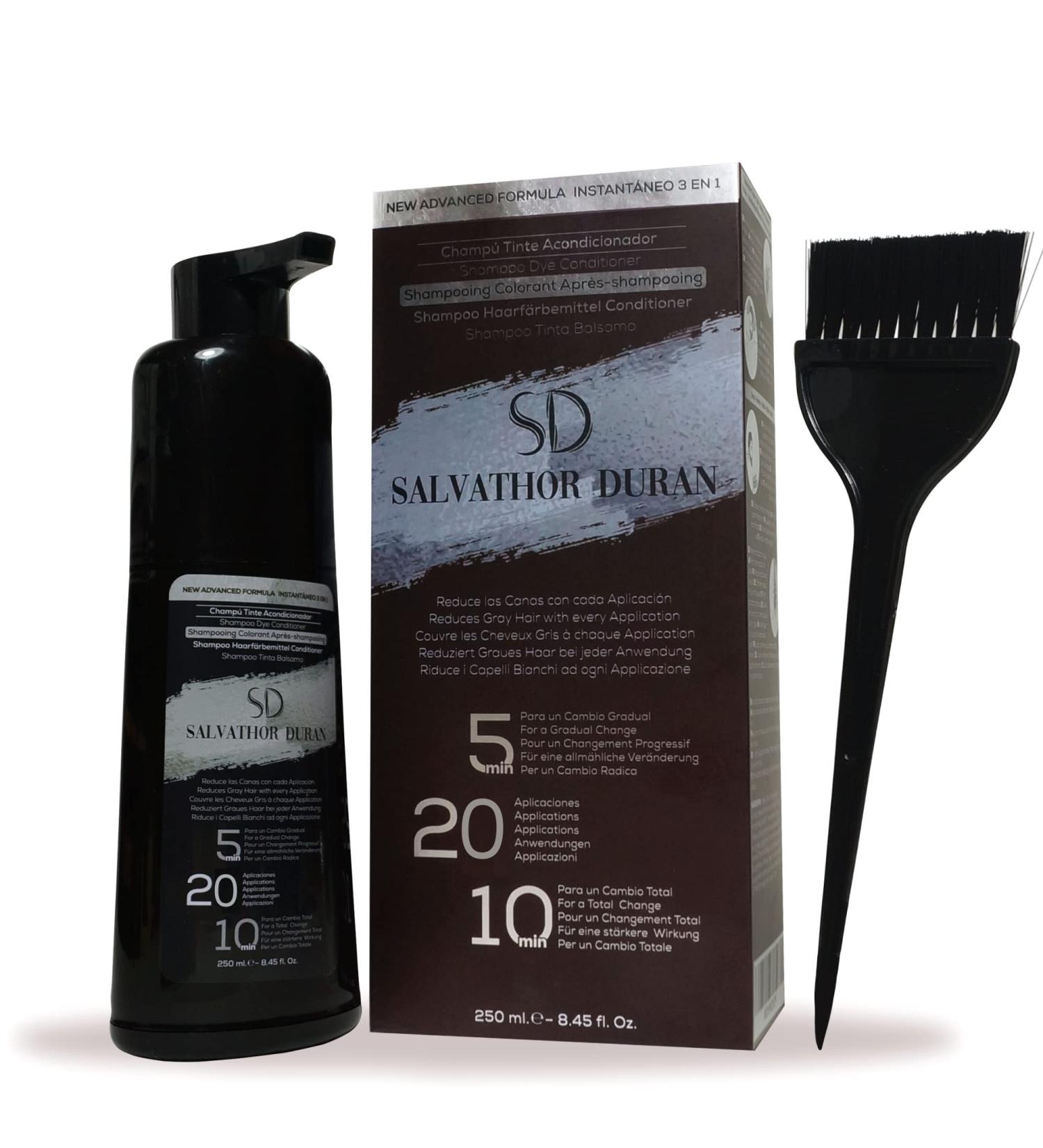 Salvathor Duran Barting for Men - Eliminate Gray Naturally 20 Applications 250 ml | 1 Pack - Buy Online on GoSupps.com