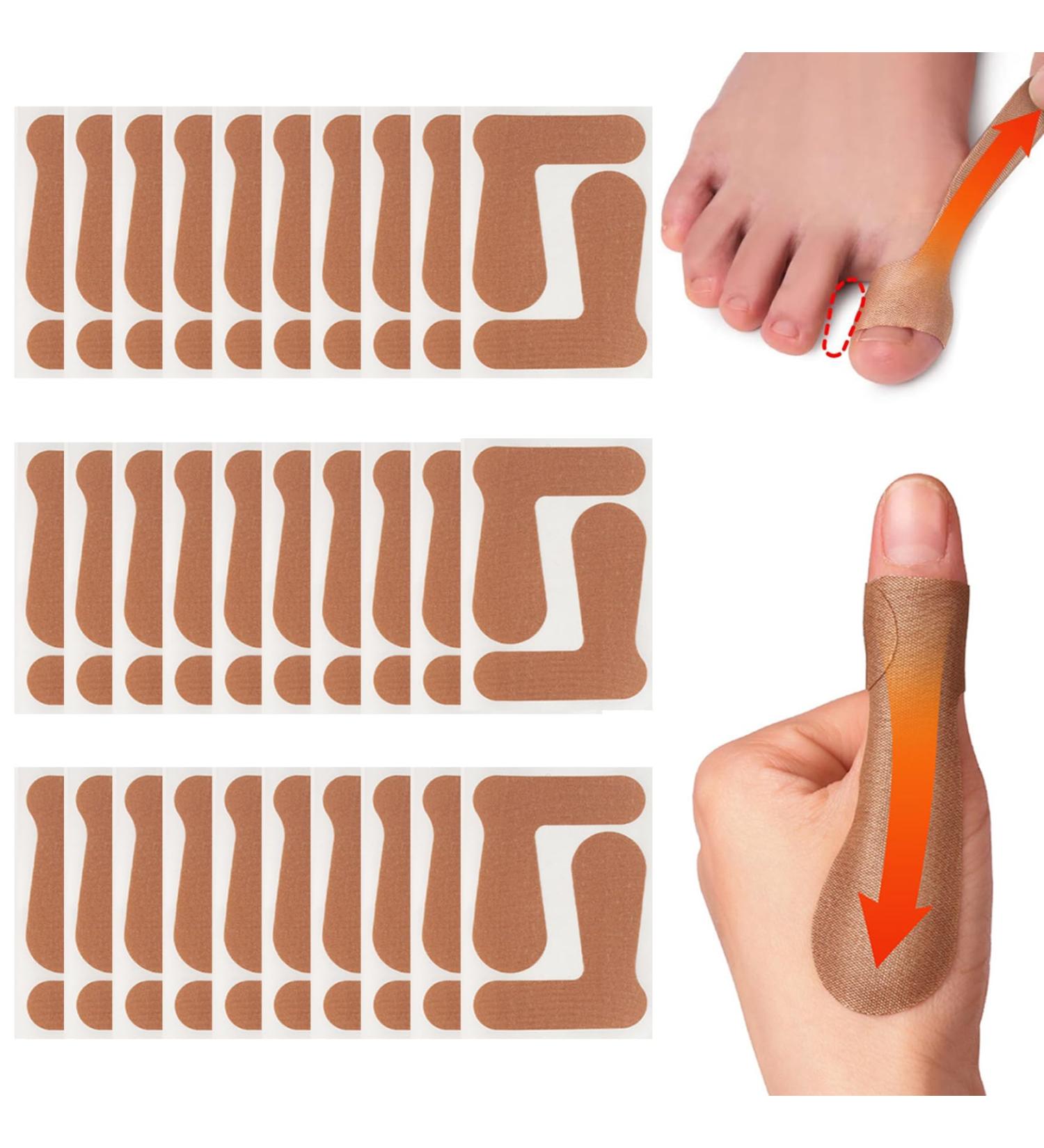 Thumb Support Tape 30Pcs Skin-friendly Waterproof Self-adhesive Pain Relief Brace Patch Guard Stabilizer for Tendonitis Knuckle Finger Splints - Buy Online on GoSupps.com
