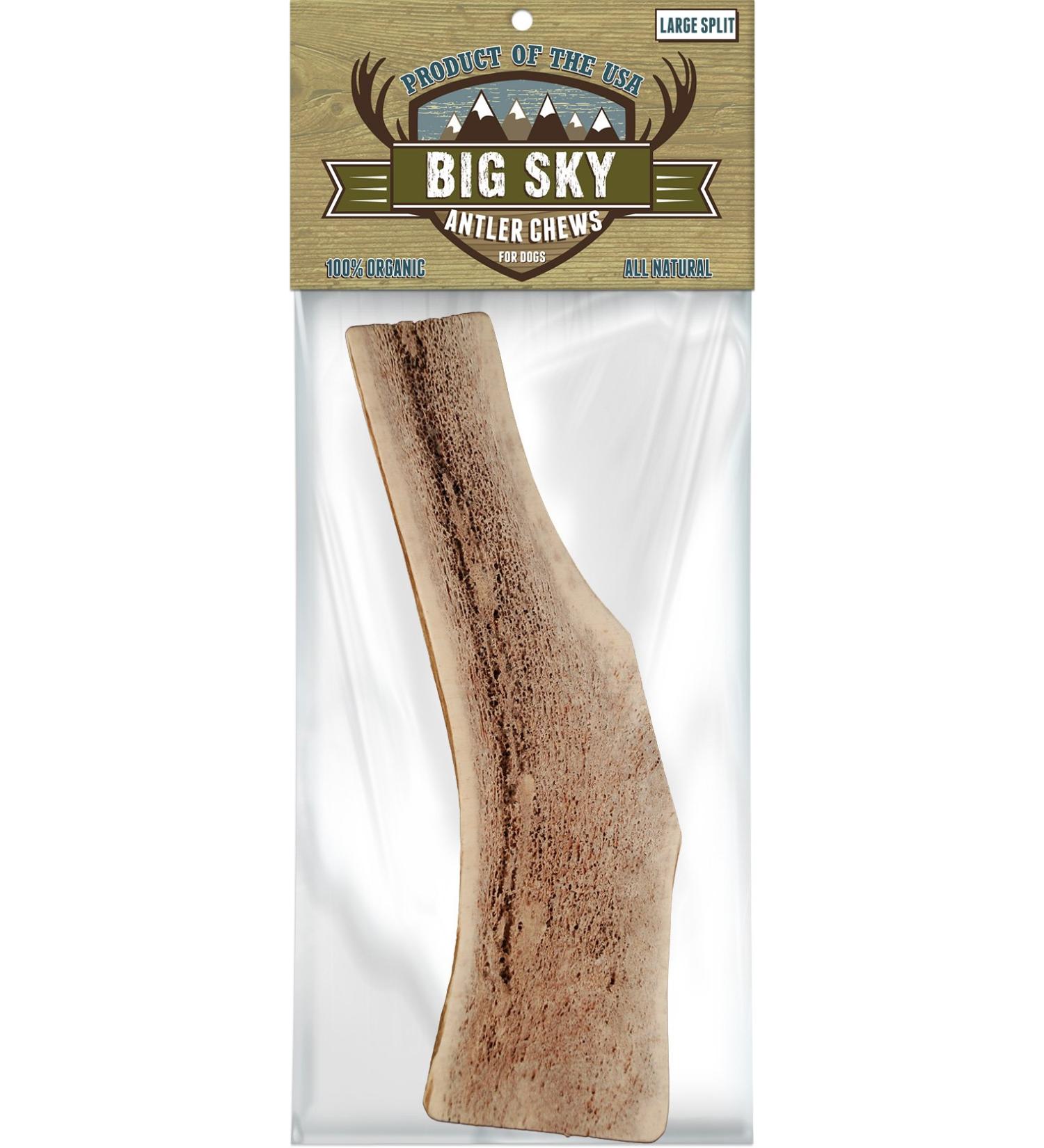 Big Sky Antler Chew Split - Large 1ct | Natural Large Antler Chew - Buy Online on GoSupps.com