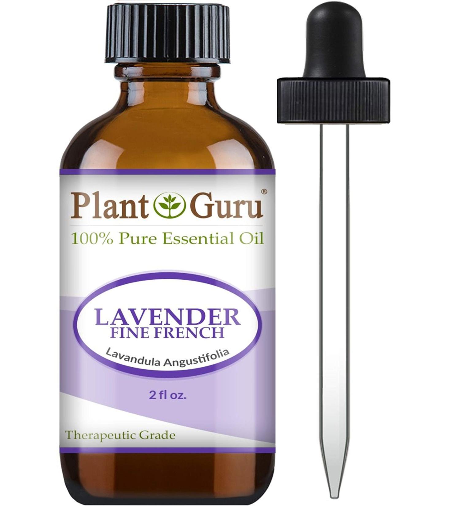 Lavender Essential Oil 2 oz - 100% Pure Therapeutic Grade for Skin Hair Growth & Aromatherapy | Fine French Quality - Buy Online on GoSupps.com