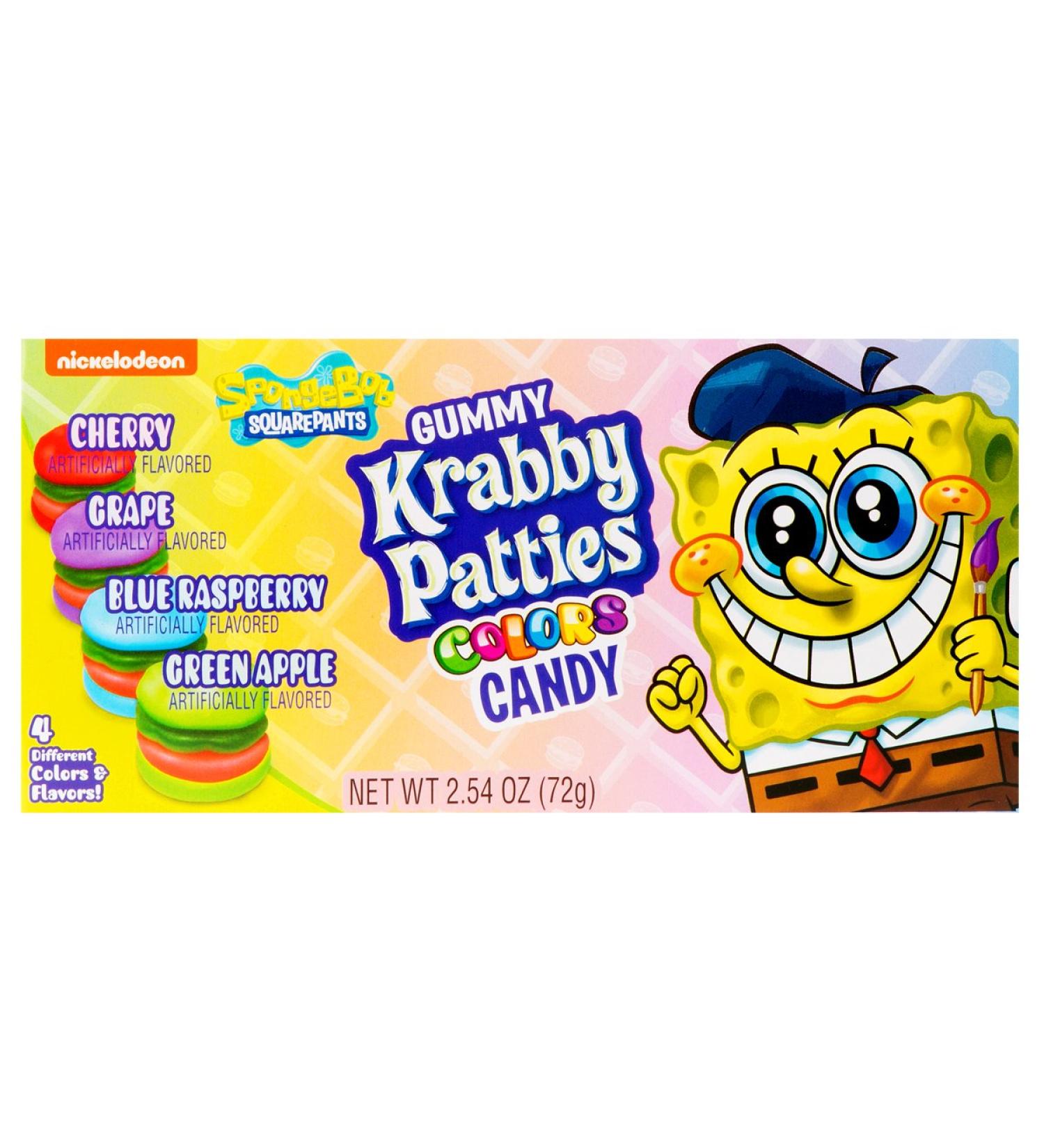 Spongebob Squarepants Gummy Krabby Patties Colors (72g)