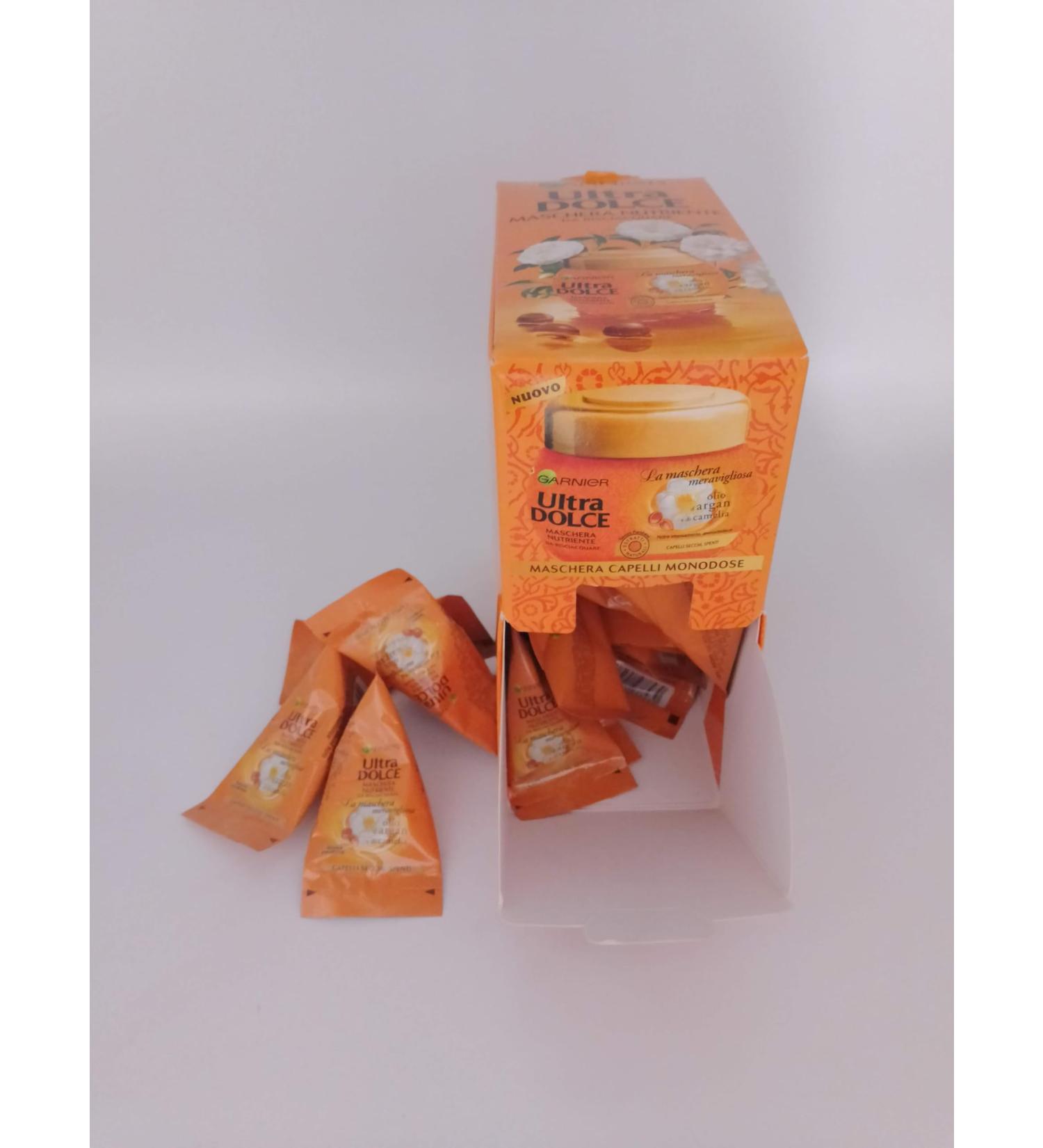 GARNIER ULTRA SOFT 30 nourishing masks with argan and camellia oil – 20 ml single-dose packaging