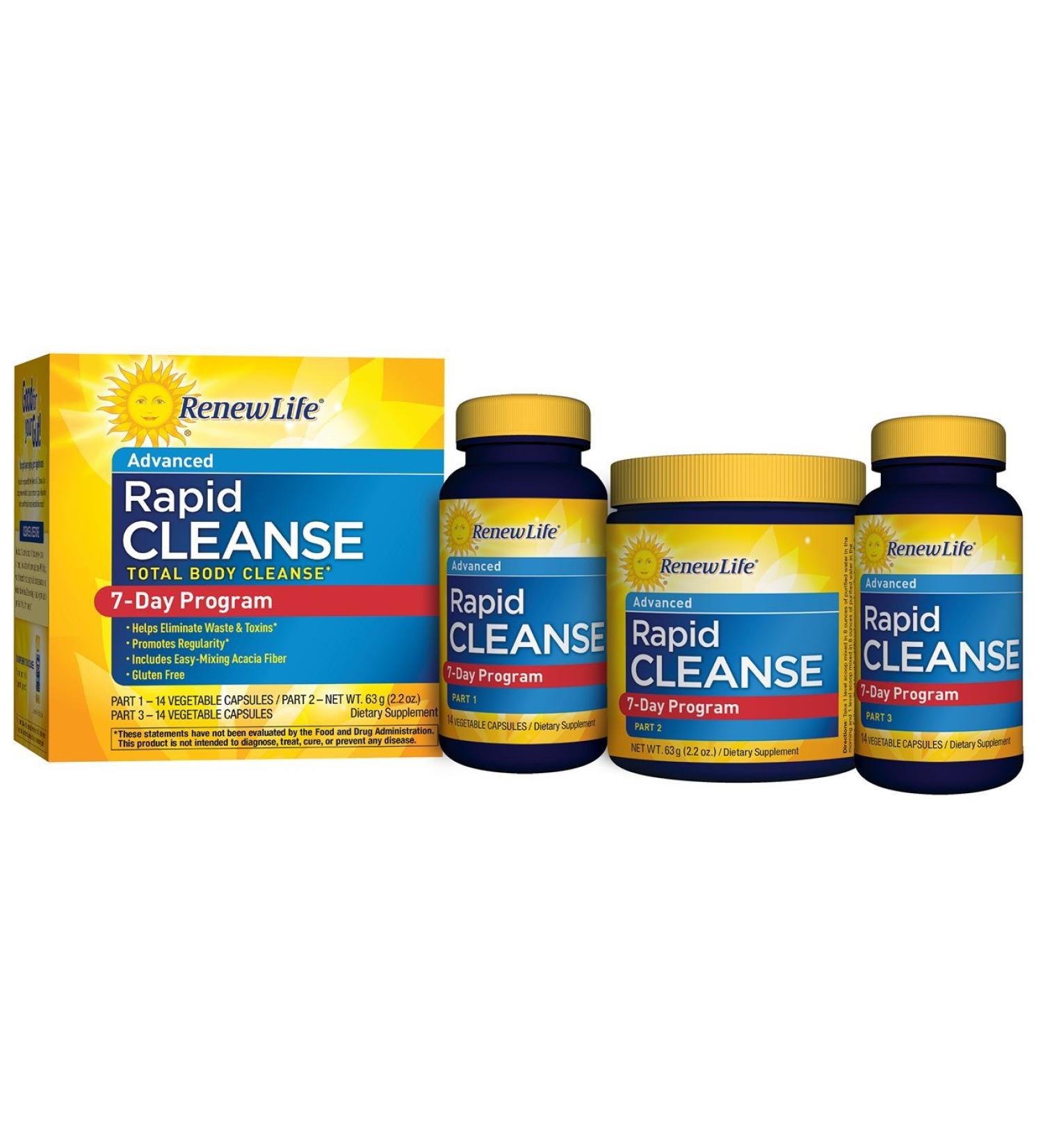 Renew Life Rapid Cleanse 7 Day Program - Detox and Cleanse Your Body Effectively - Buy Online on GoSupps.com